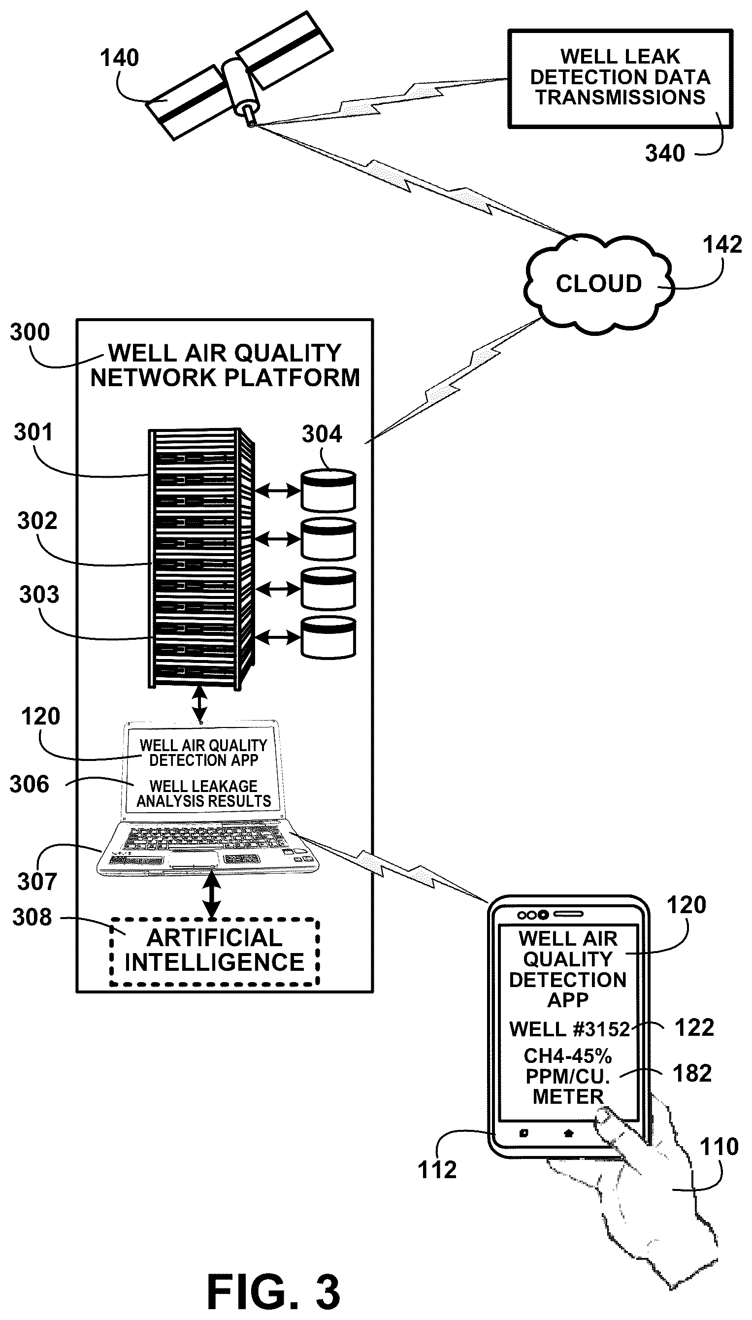 Patent US12460984 Figure 3 – Adjustable air quality detection system