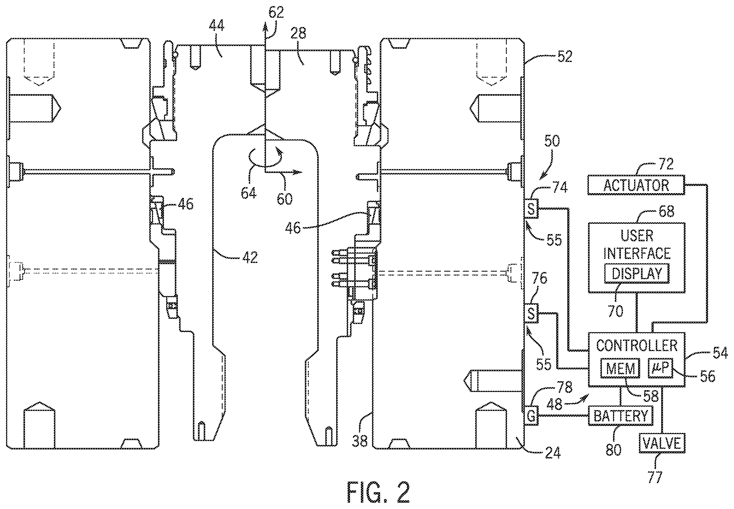 Patent US12460988 Figure 2 – Seal monitoring system