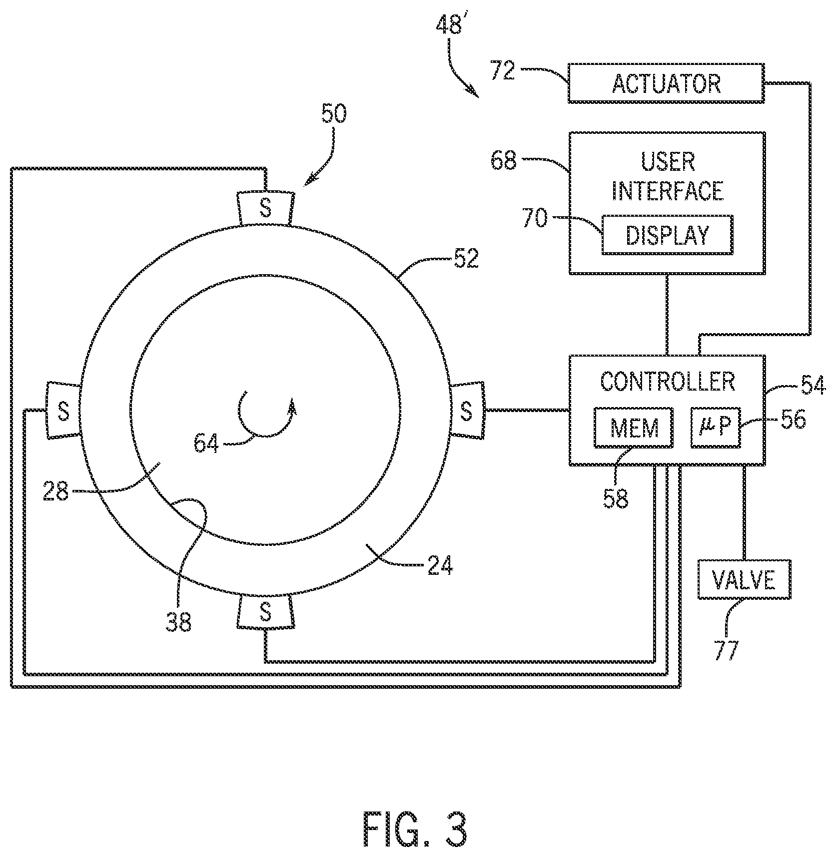 Patent US12460988 Figure 3 – Seal monitoring system