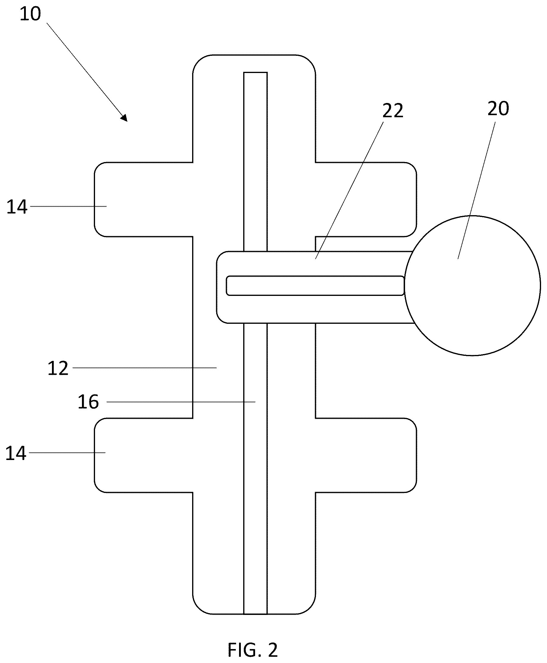 Patent US12460989 Figure 2 – Non-destructive scanning device for airfoil-shaped bodies