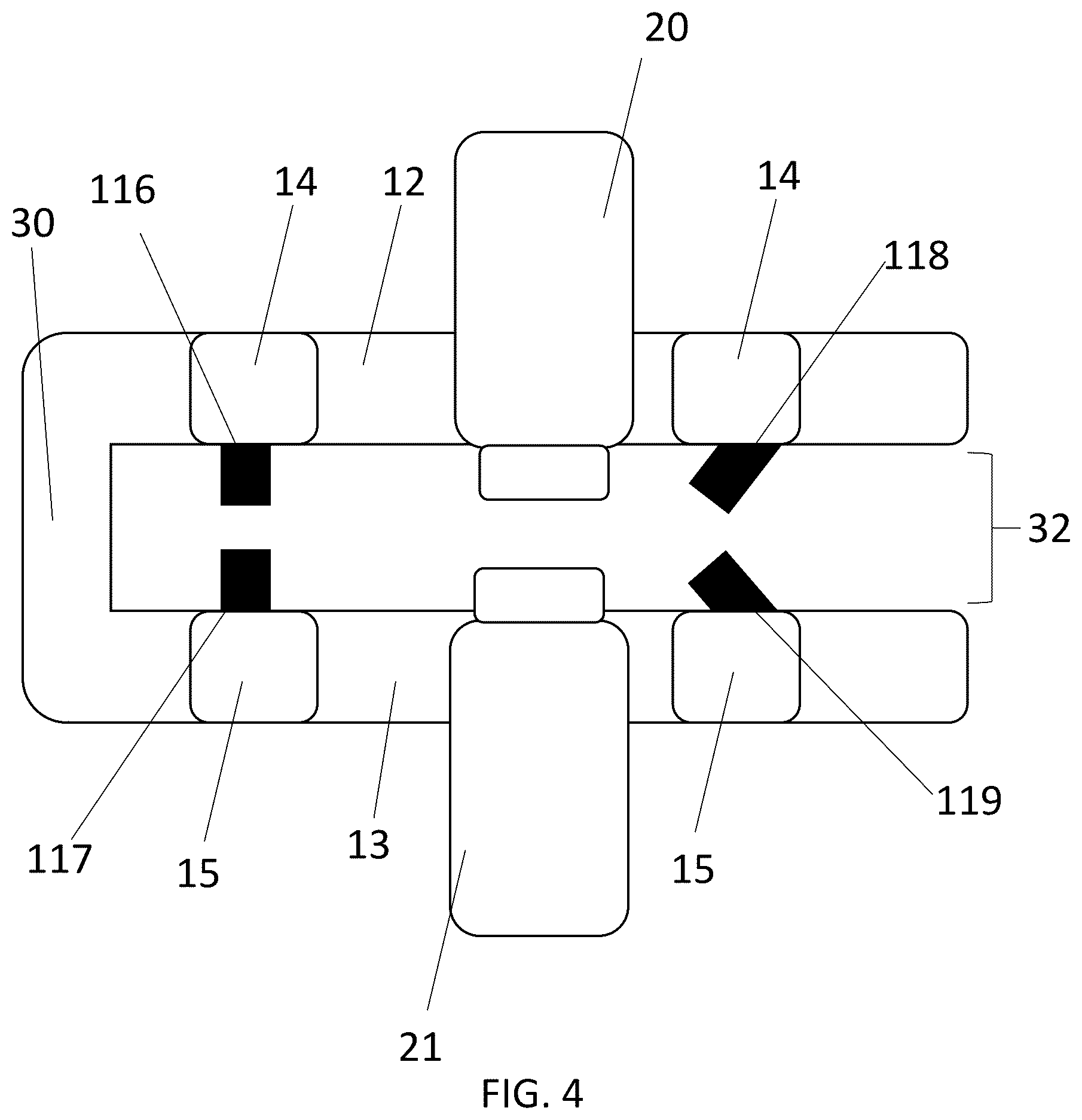 Patent US12460989 Figure 7 – Non-destructive scanning device for airfoil-shaped bodies