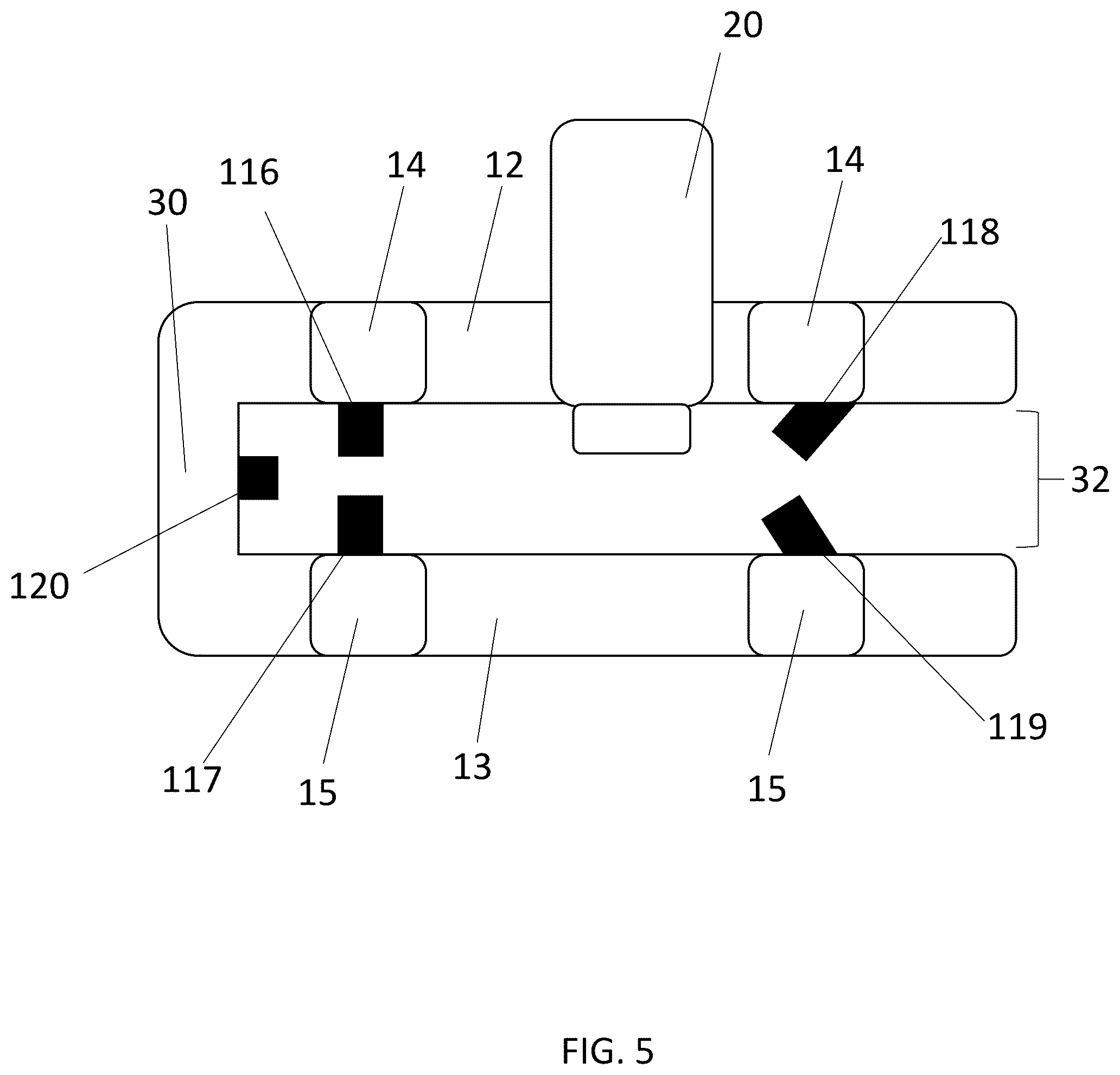 Patent US12460989 Figure 8 – Non-destructive scanning device for airfoil-shaped bodies