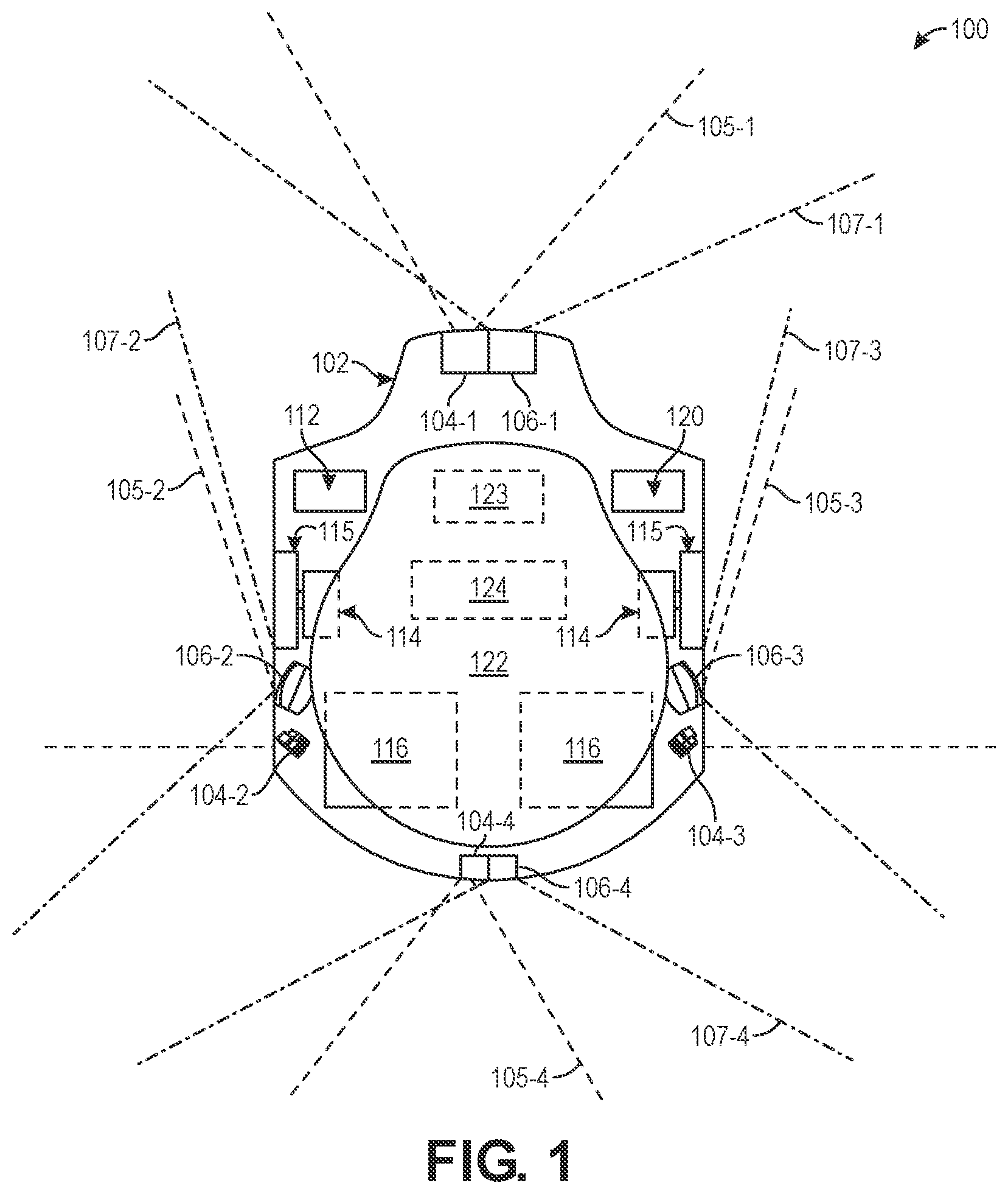 Patent US12460995 Figure 1 – Systems and methods to test perception and safety responses of autonomous mobile robots