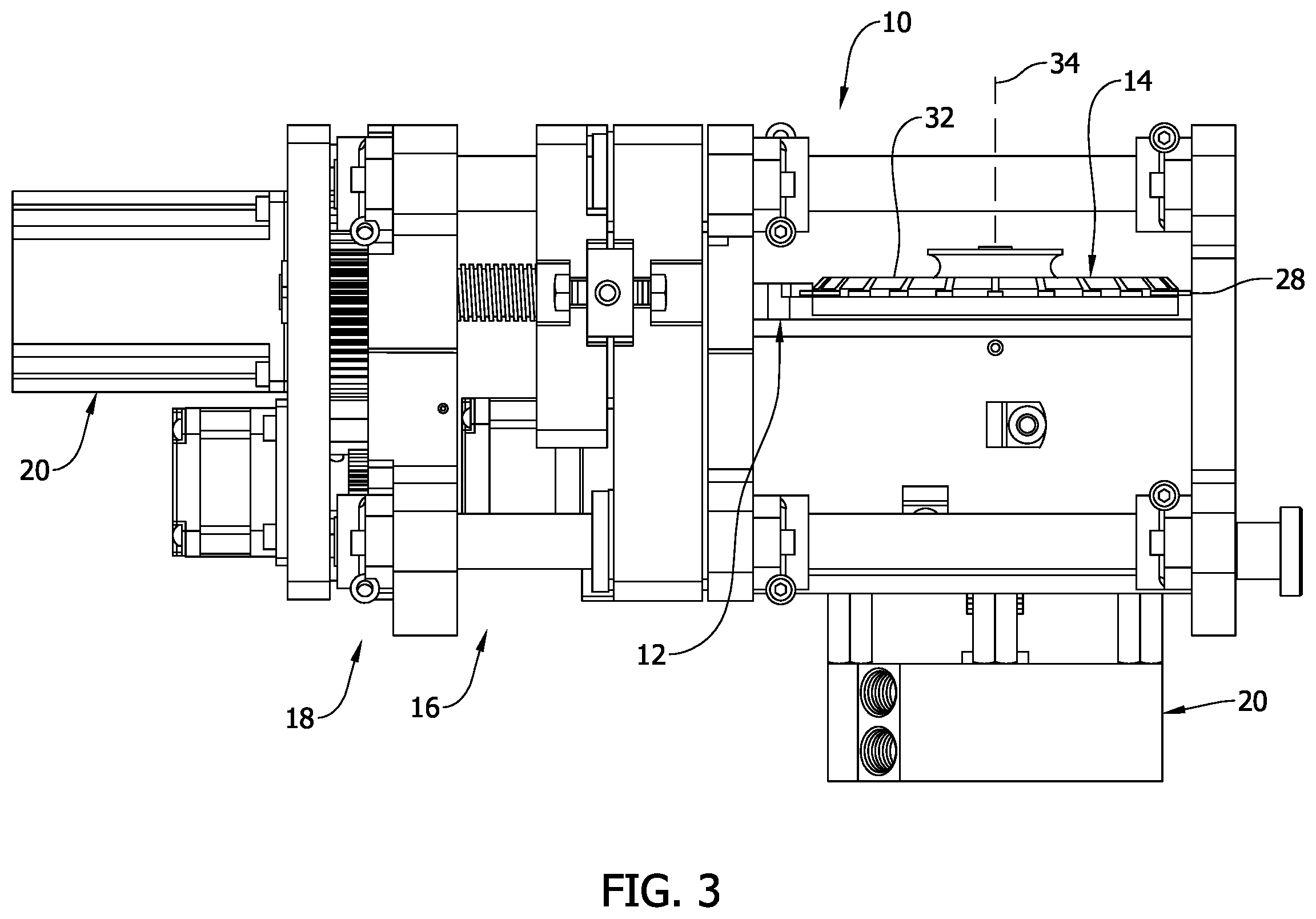 Patent US12460999 Figure 3 – Tensile testing apparatus