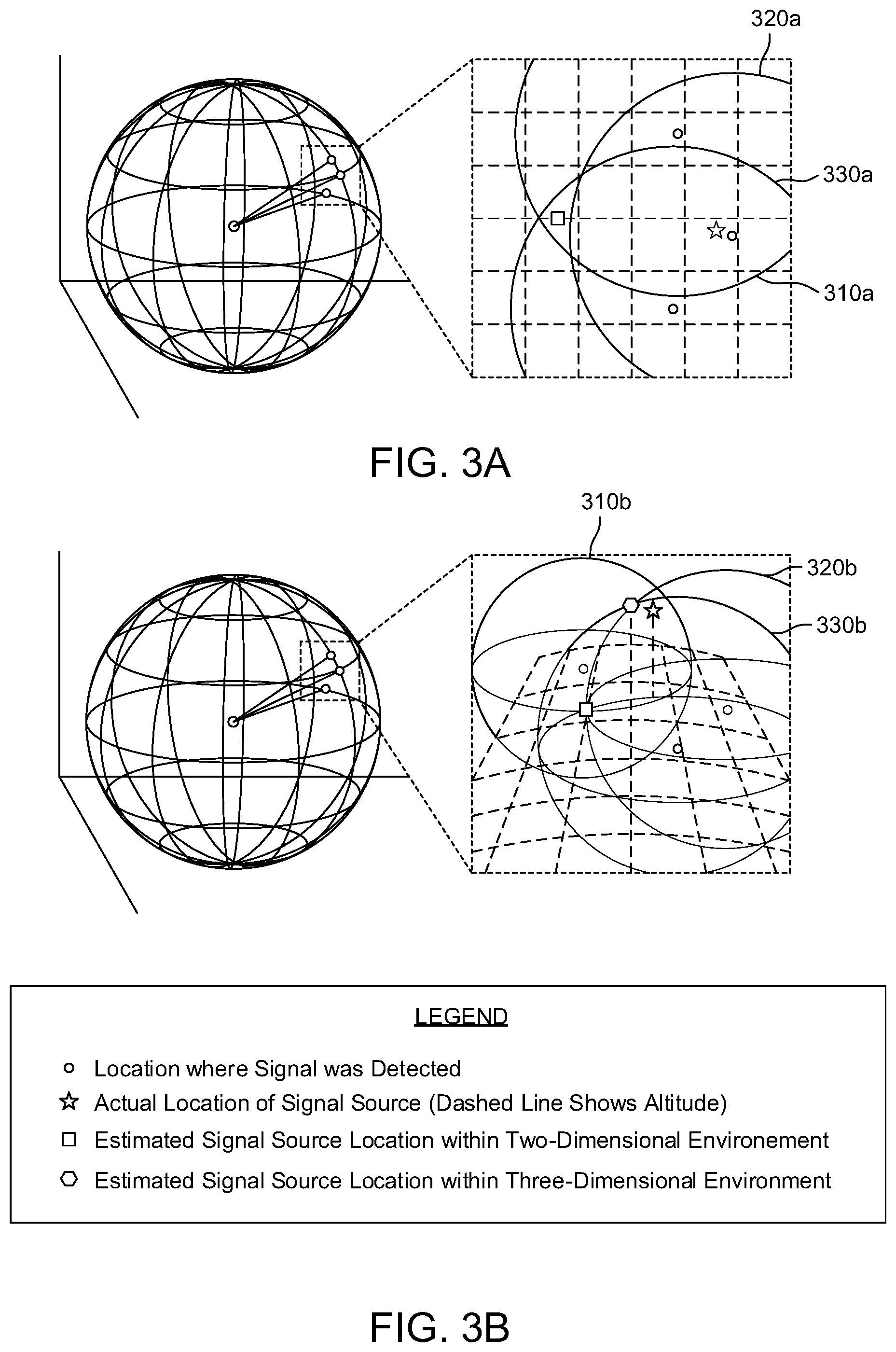 Patent US12468006 Figure 3 – Method for detection and geolocation of target device in 3D space