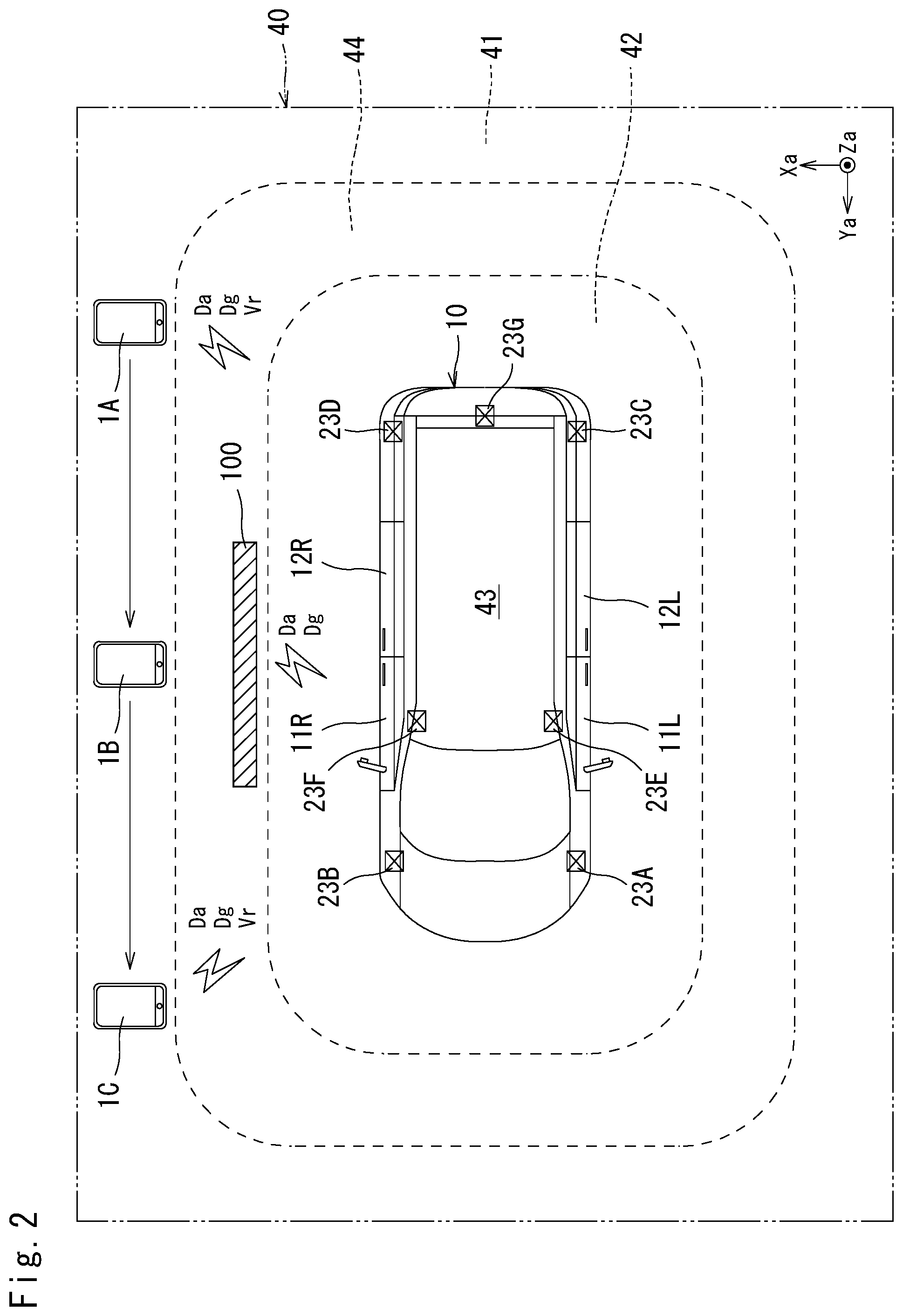 Patent US12468026 Figure 2 – Position determination device