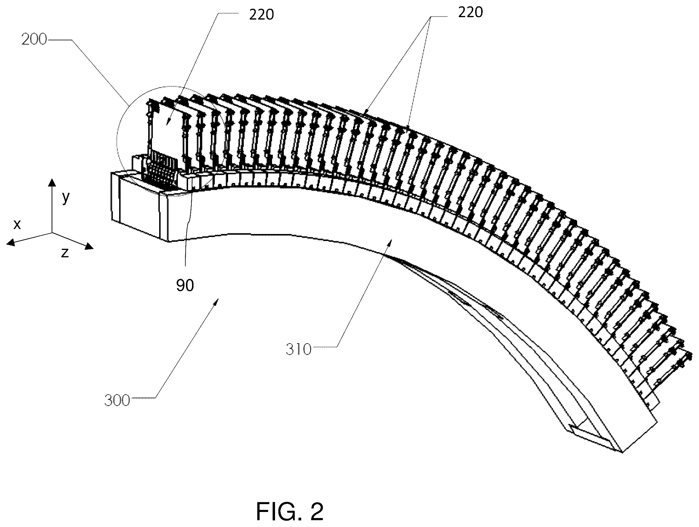 Patent US12468054 Figure 3 – Radiation detector module with local processing unit