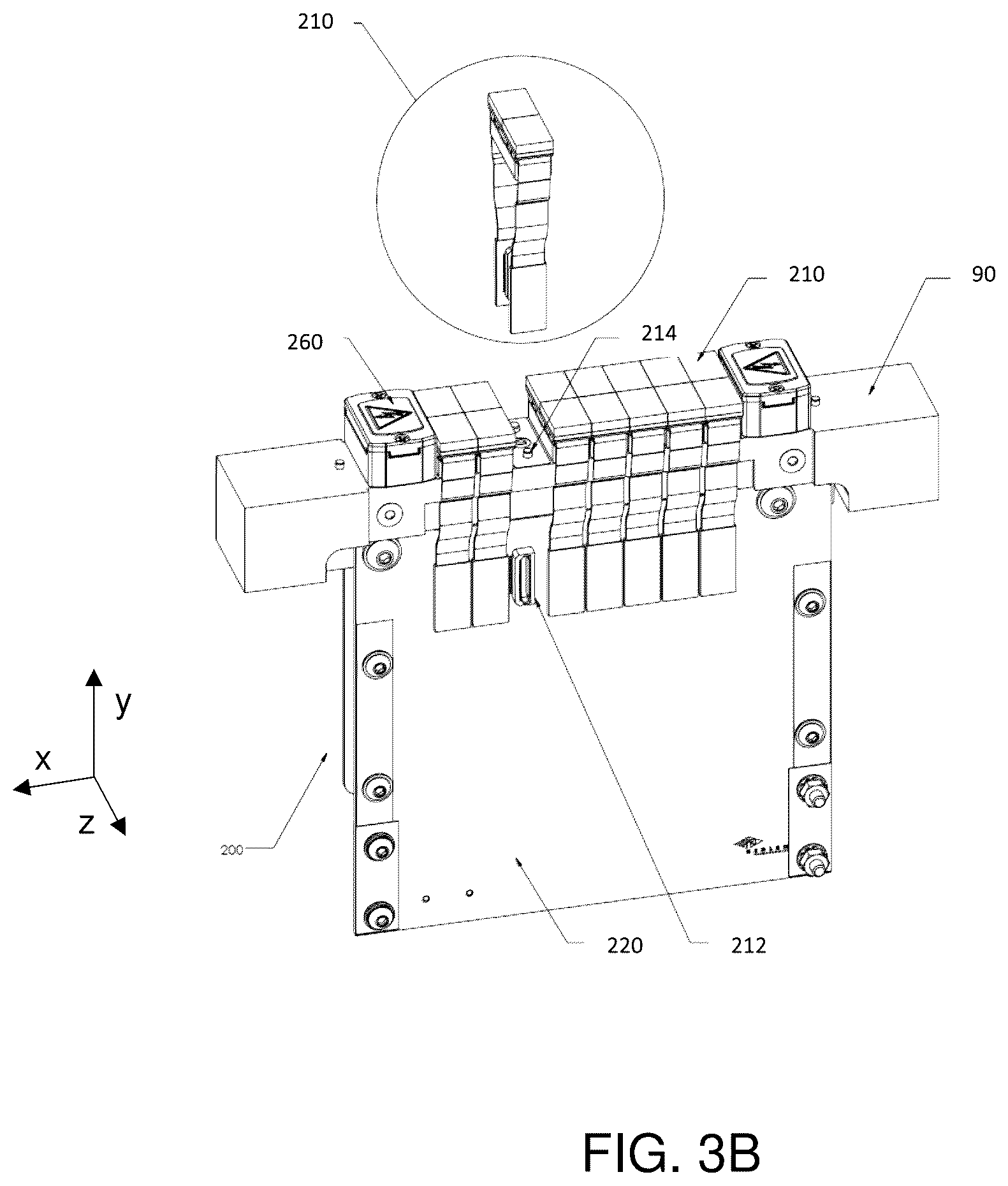 Patent US12468054 Figure 5 – Radiation detector module with local processing unit