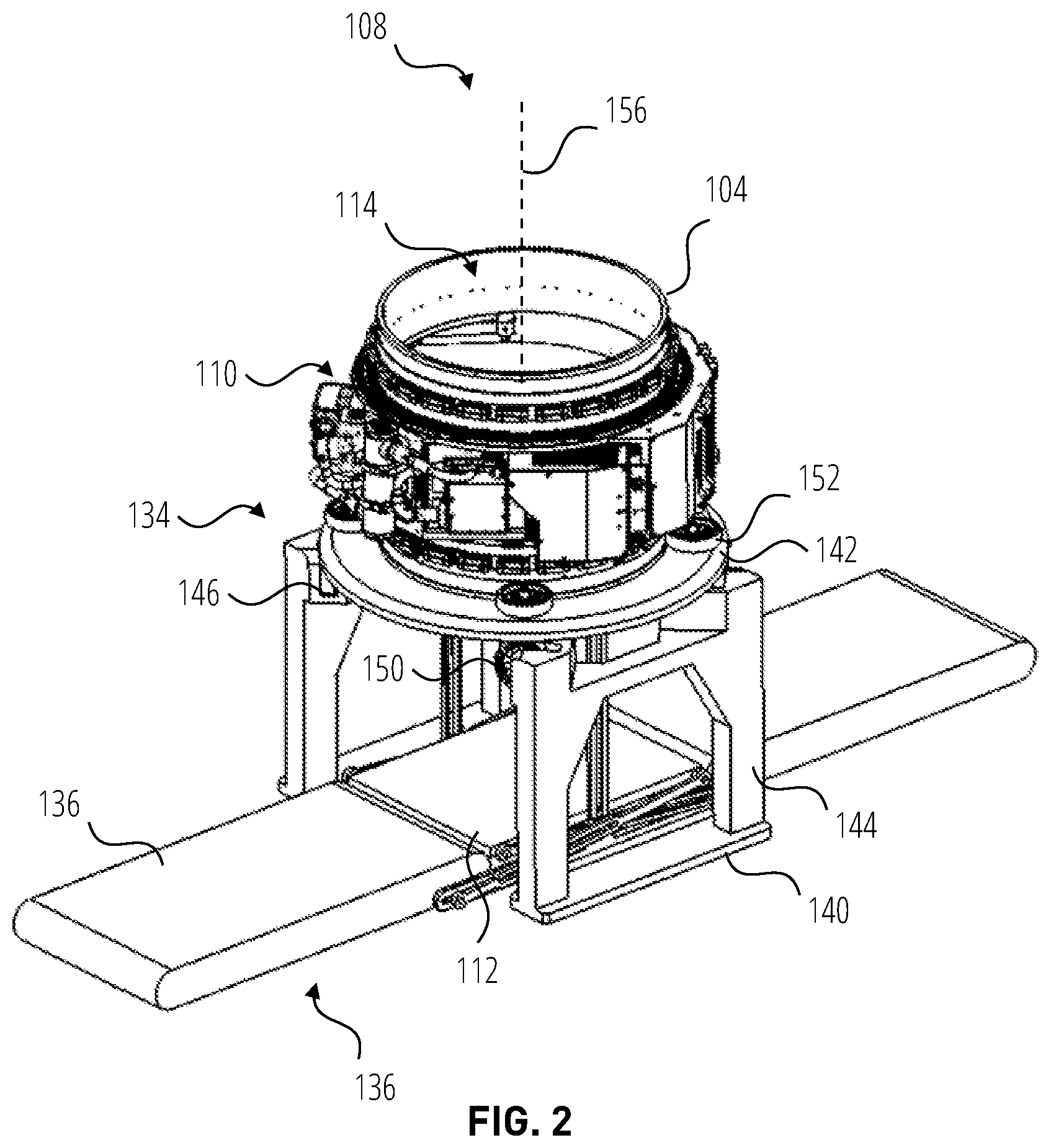 Patent US12468063 Figure 2 – Apparatus for vertical screening