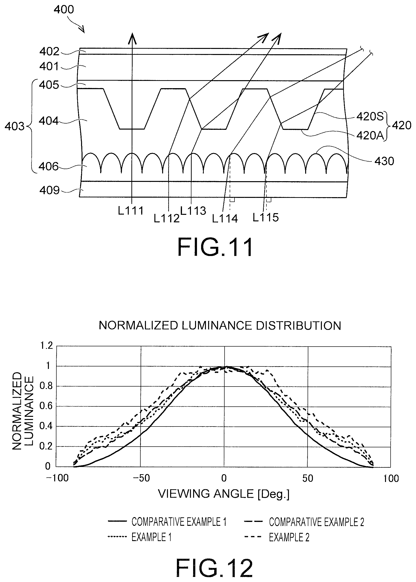 Patent US12468070 Figure 7 – Optical film, optical-film-equipped polarizing plate, and display device
