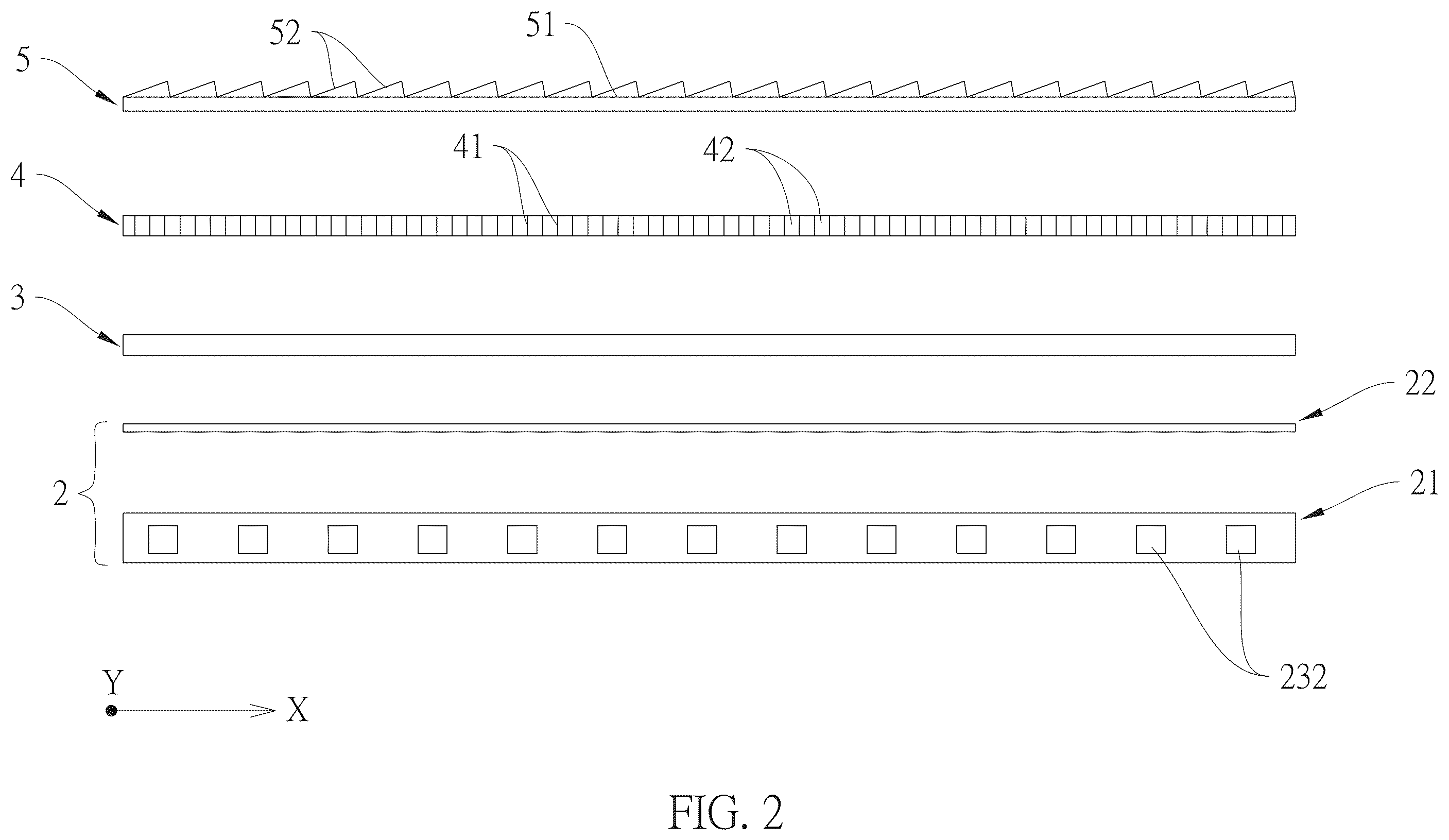 Patent US12468082 Figure 2 – Backlight module and display device