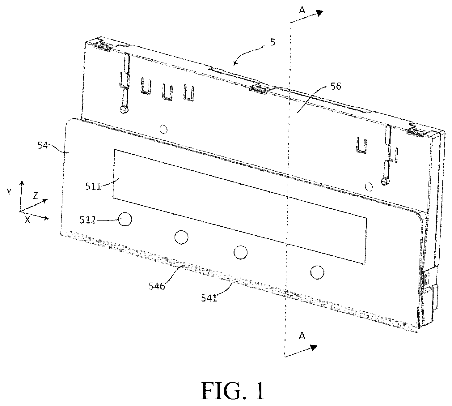 Patent US12468085 — Display unit and household appliance having a display unit — Figure 1