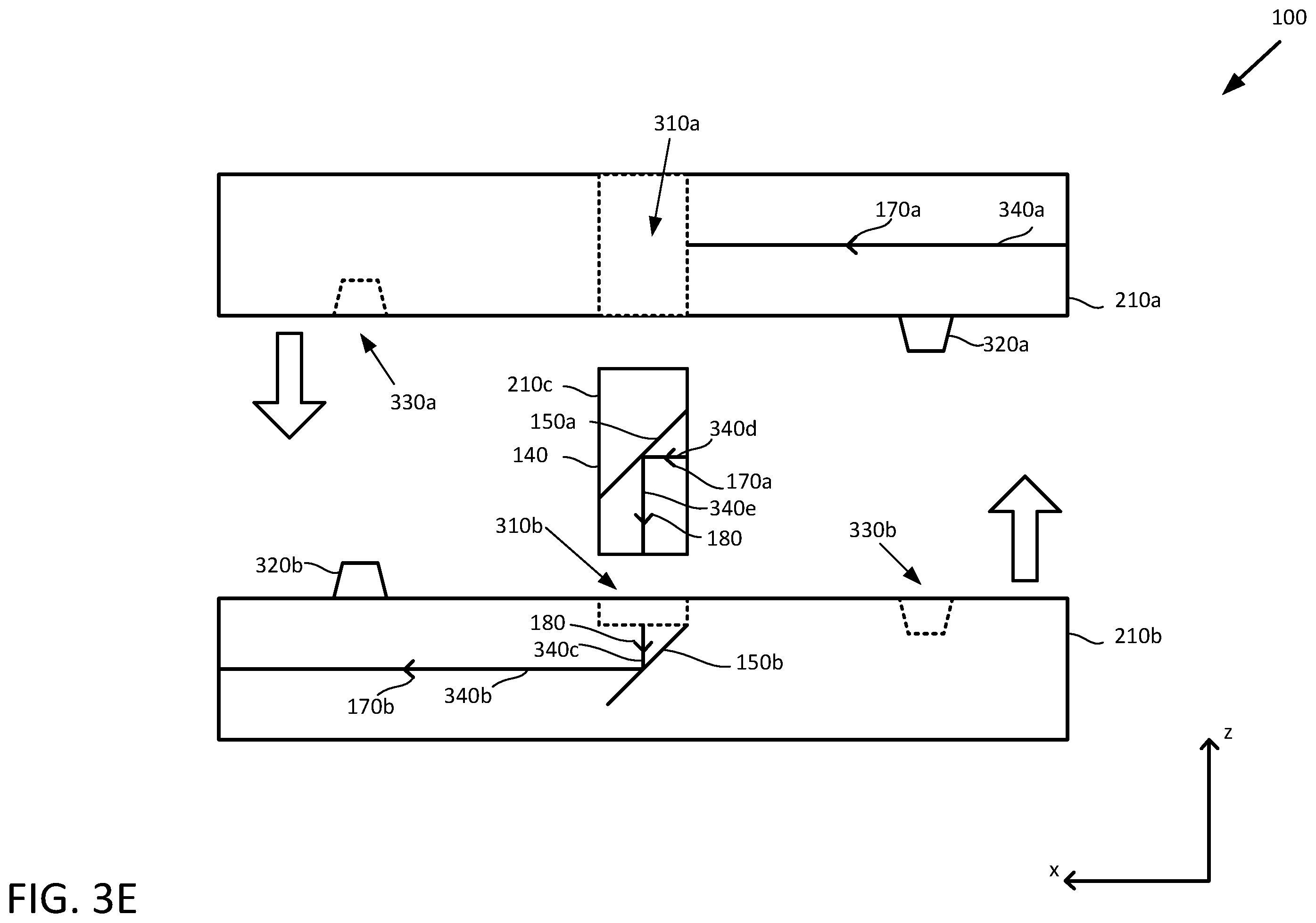 Patent US12468088 Figure 8 – Periscope optical assembly with inserted components