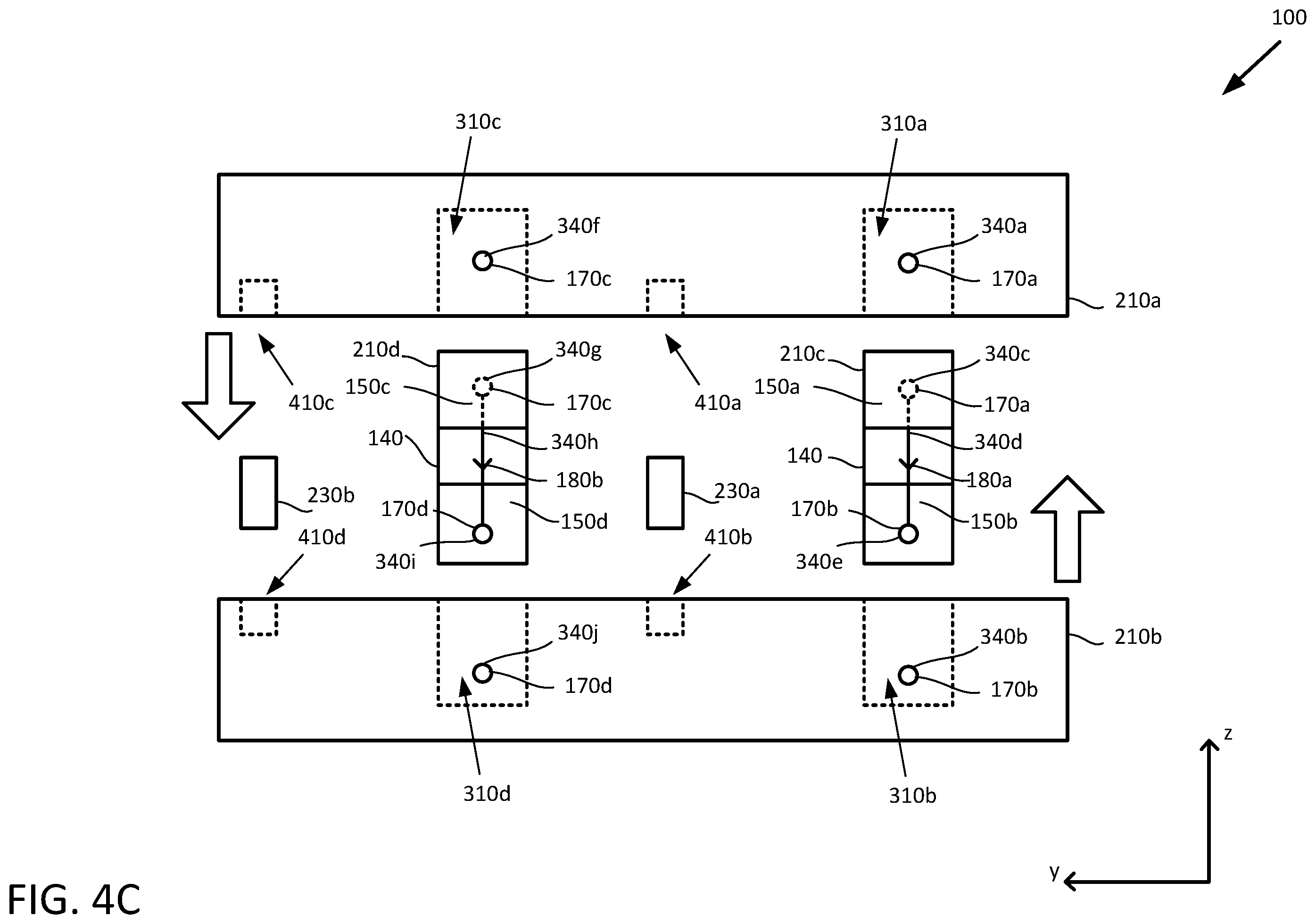 Patent US12468088 Figure 13 – Periscope optical assembly with inserted components