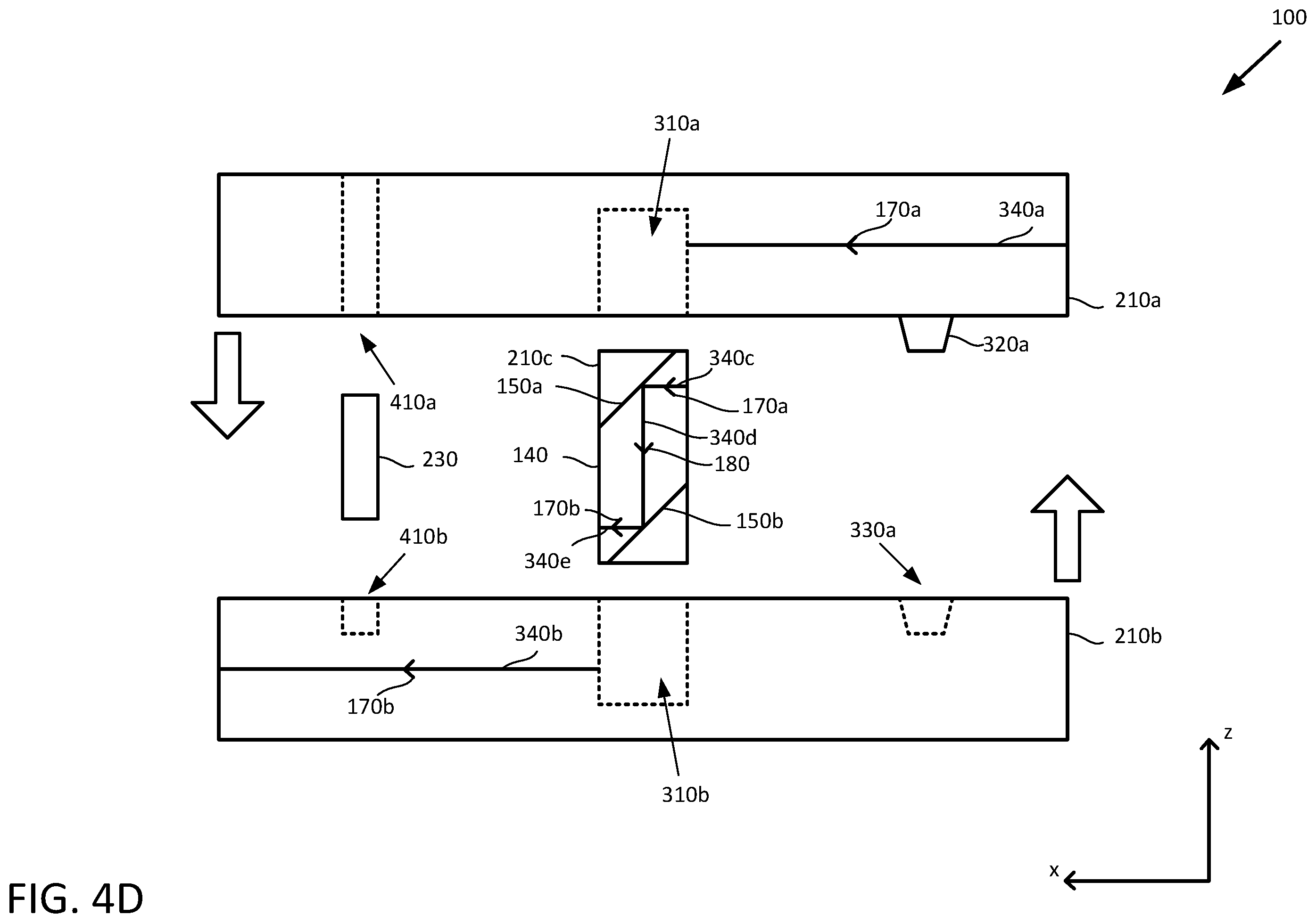 Patent US12468088 Figure 14 – Periscope optical assembly with inserted components