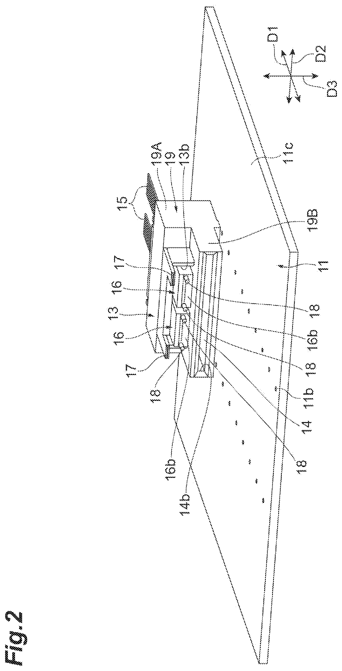 Patent US12468101 Figure 2 – Optical device