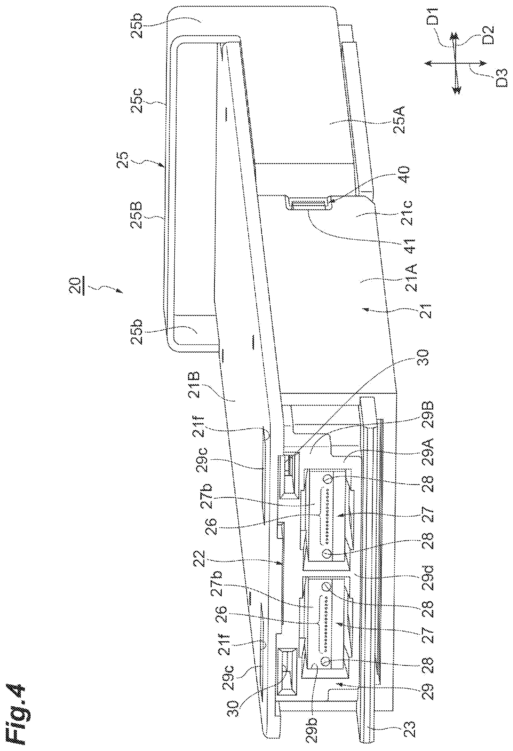Patent US12468101 Figure 4 – Optical device