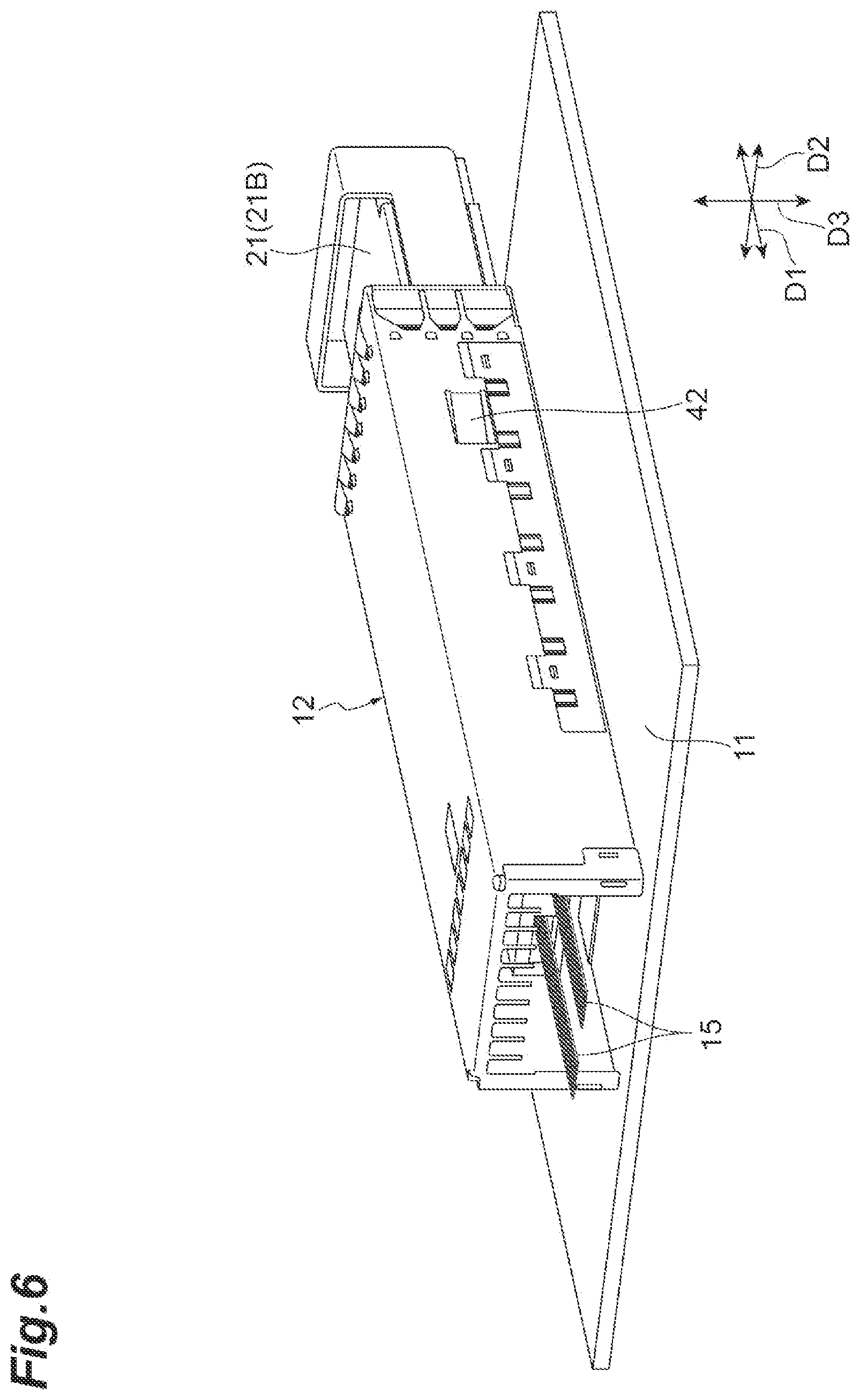 Patent US12468101 Figure 6 – Optical device