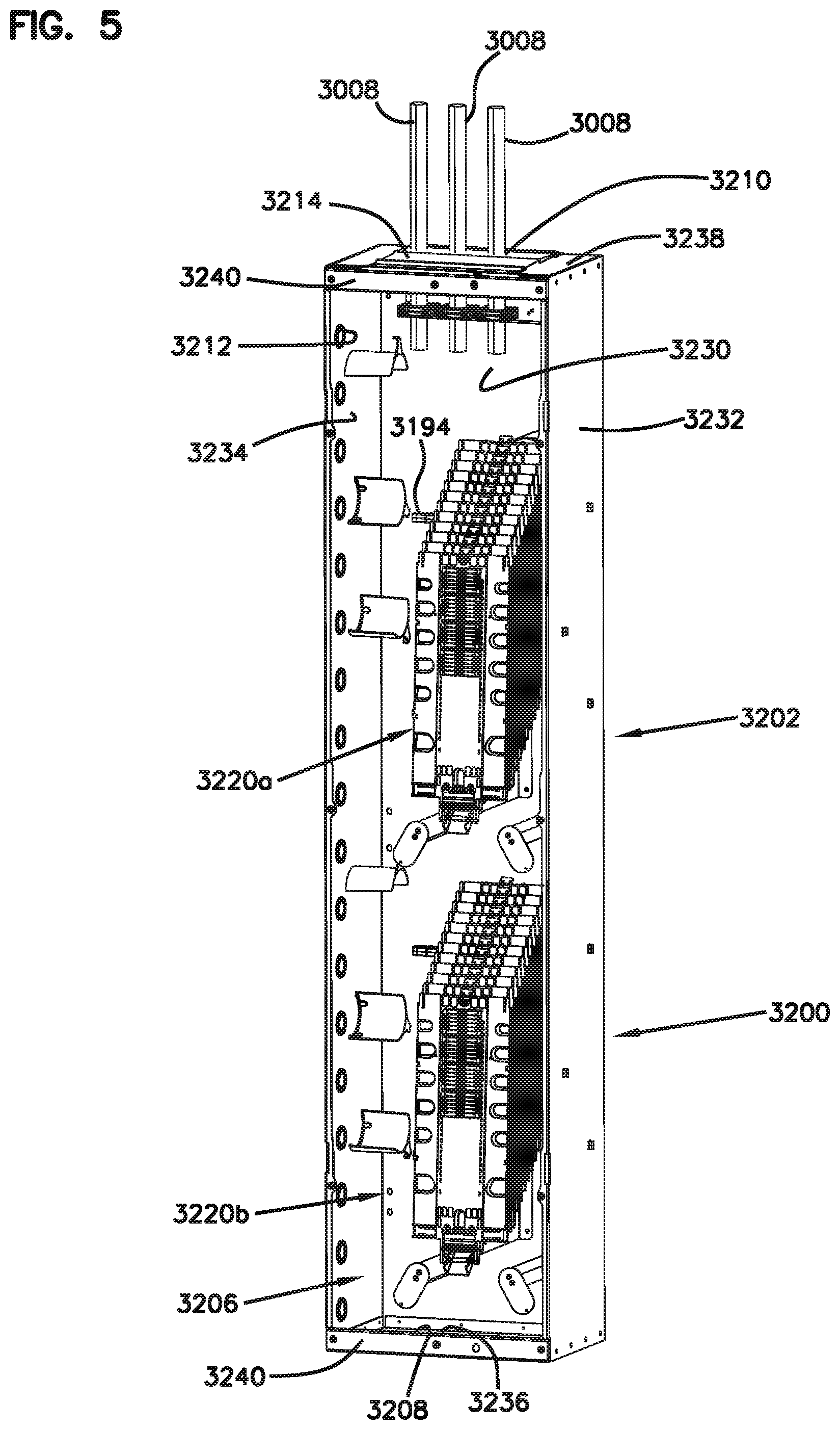Patent US12468105 Figure 5 – Splice closure
