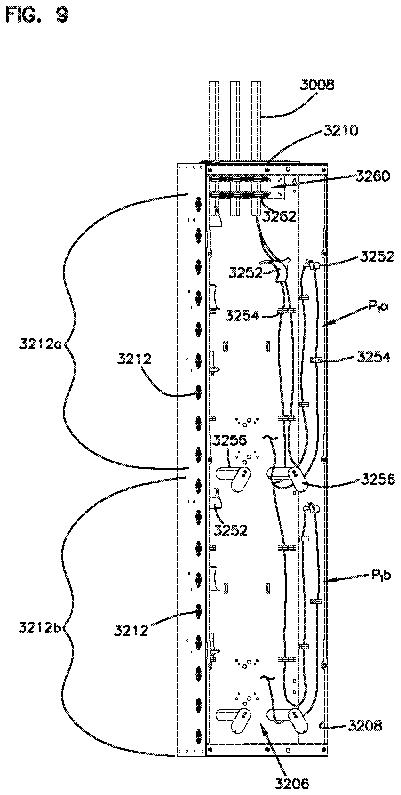 Patent US12468105 Figure 9 – Splice closure