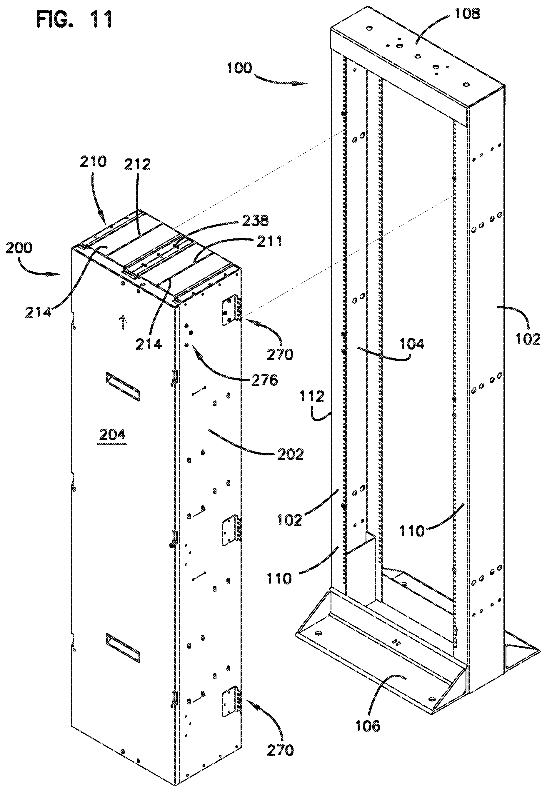 Patent US12468105 Figure 11 – Splice closure