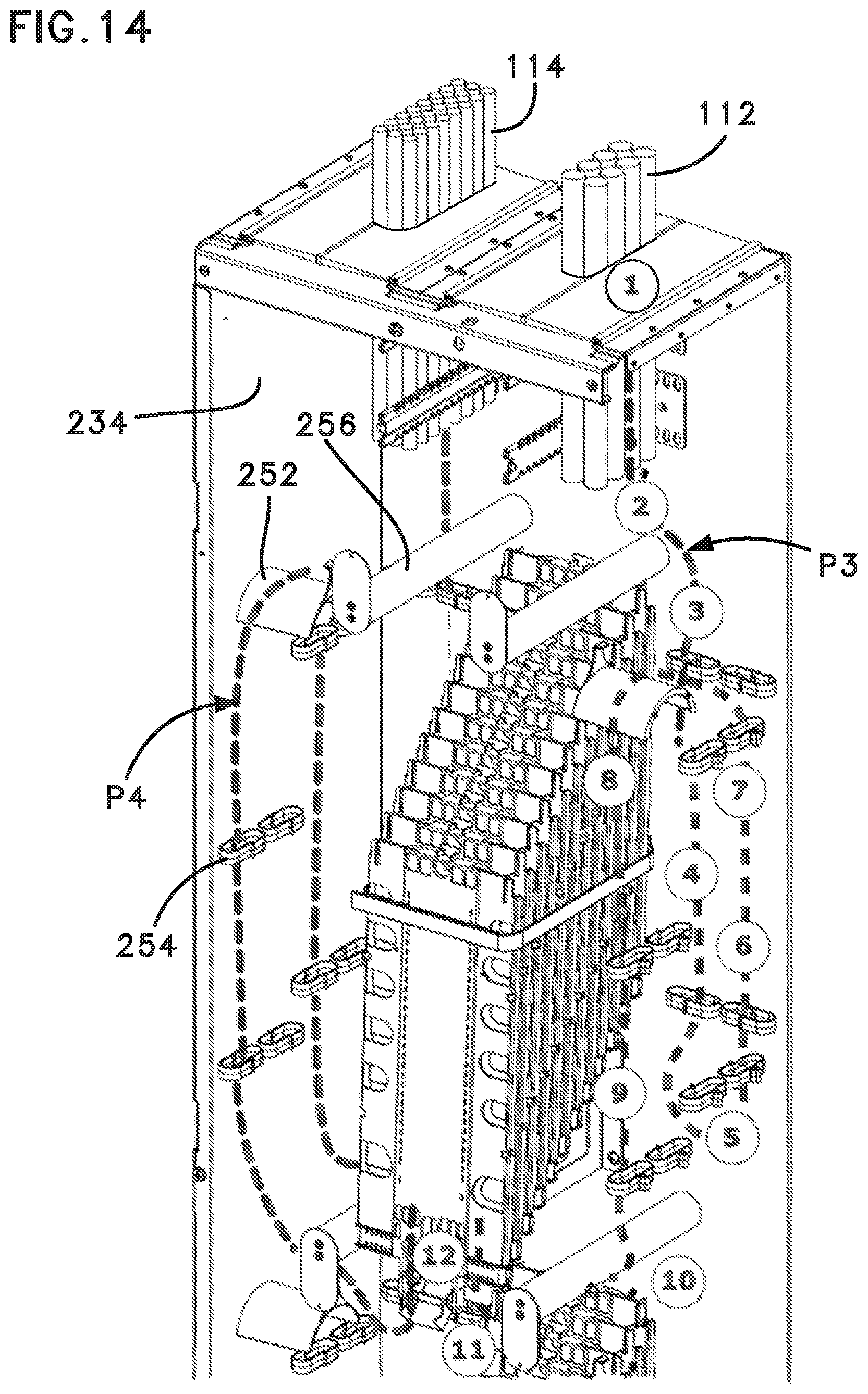 Patent US12468105 Figure 14 – Splice closure