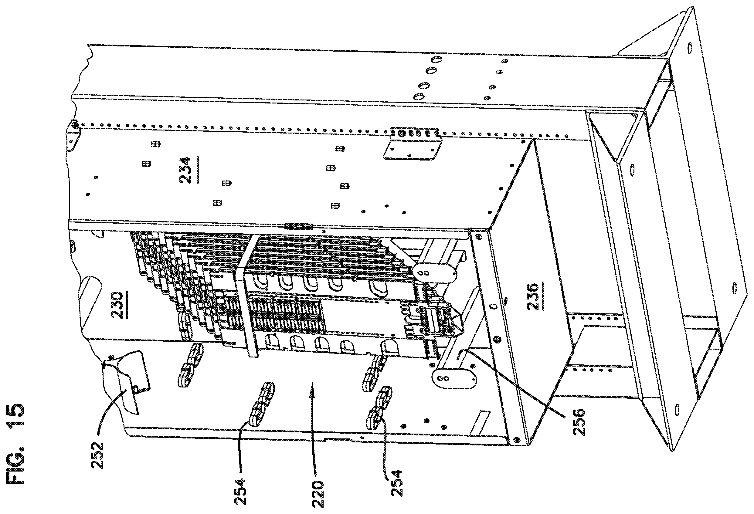 Patent US12468105 Figure 15 – Splice closure