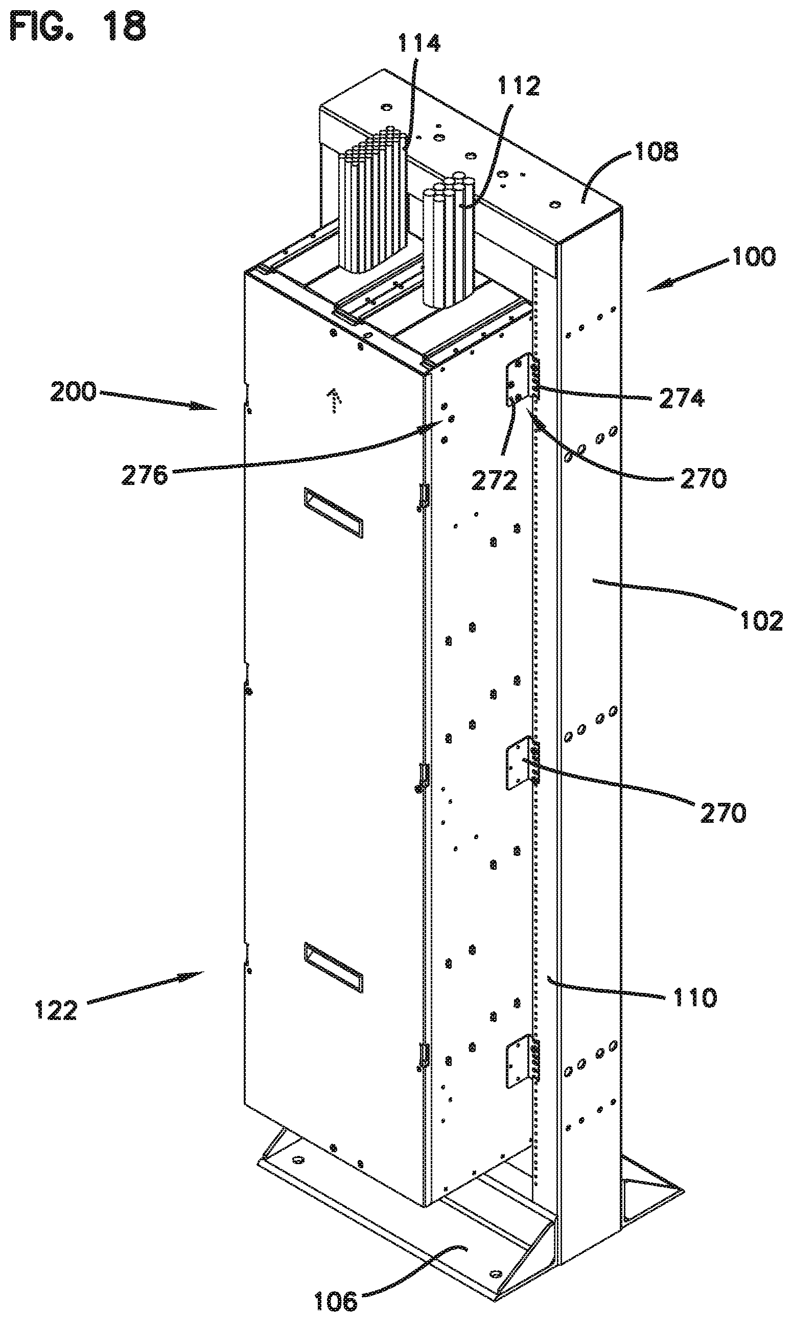 Patent US12468105 Figure 18 – Splice closure