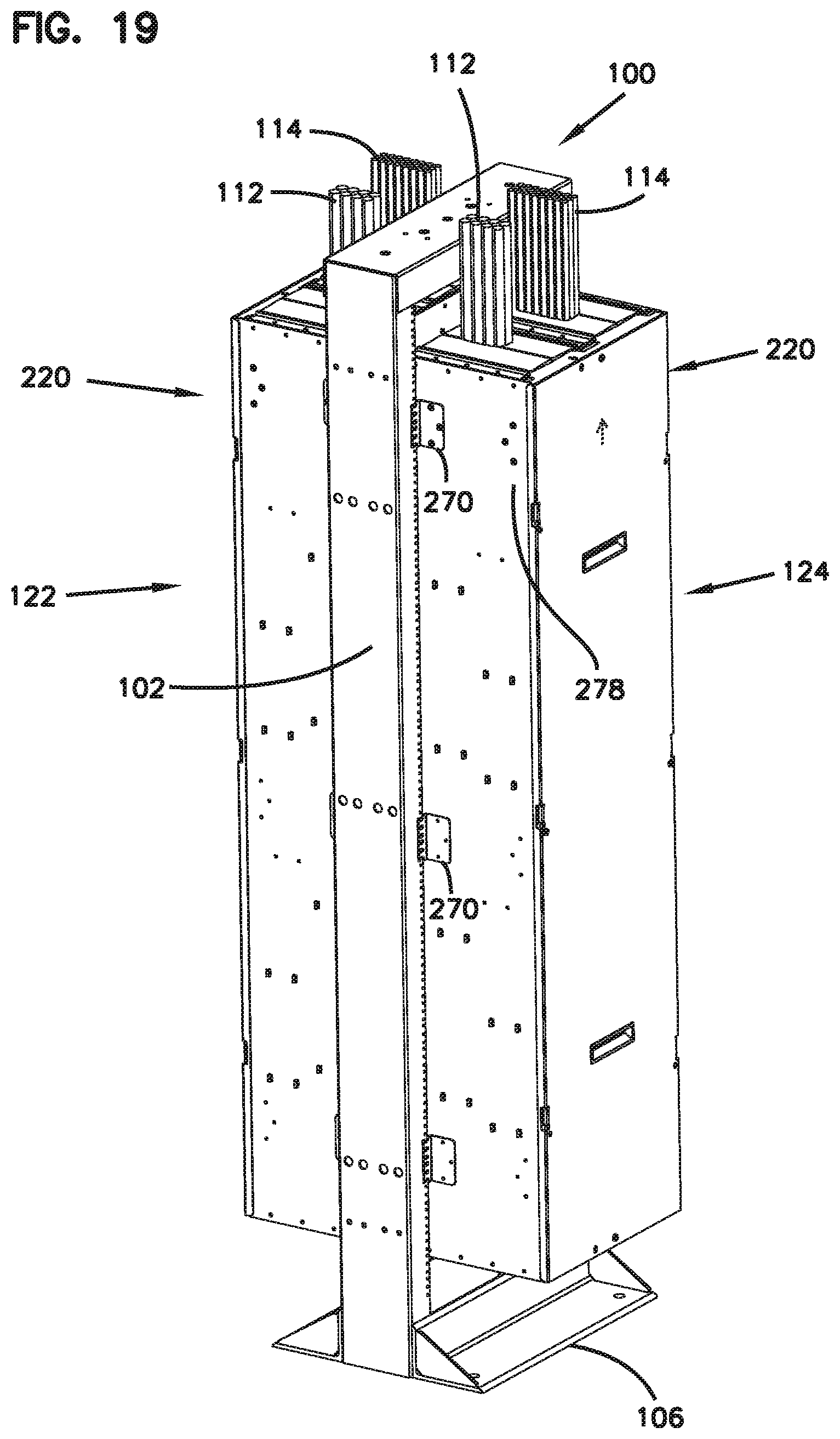 Patent US12468105 Figure 19 – Splice closure