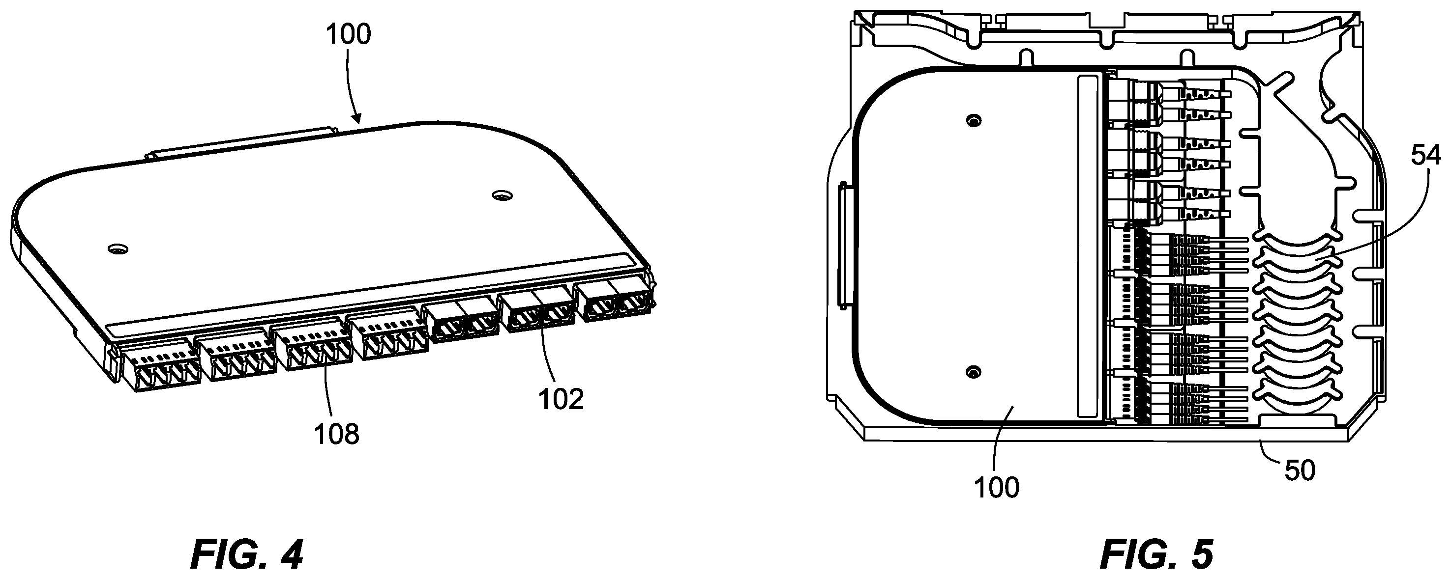 Patent US12468106 Figure 3 – Telecommunications module arrangements