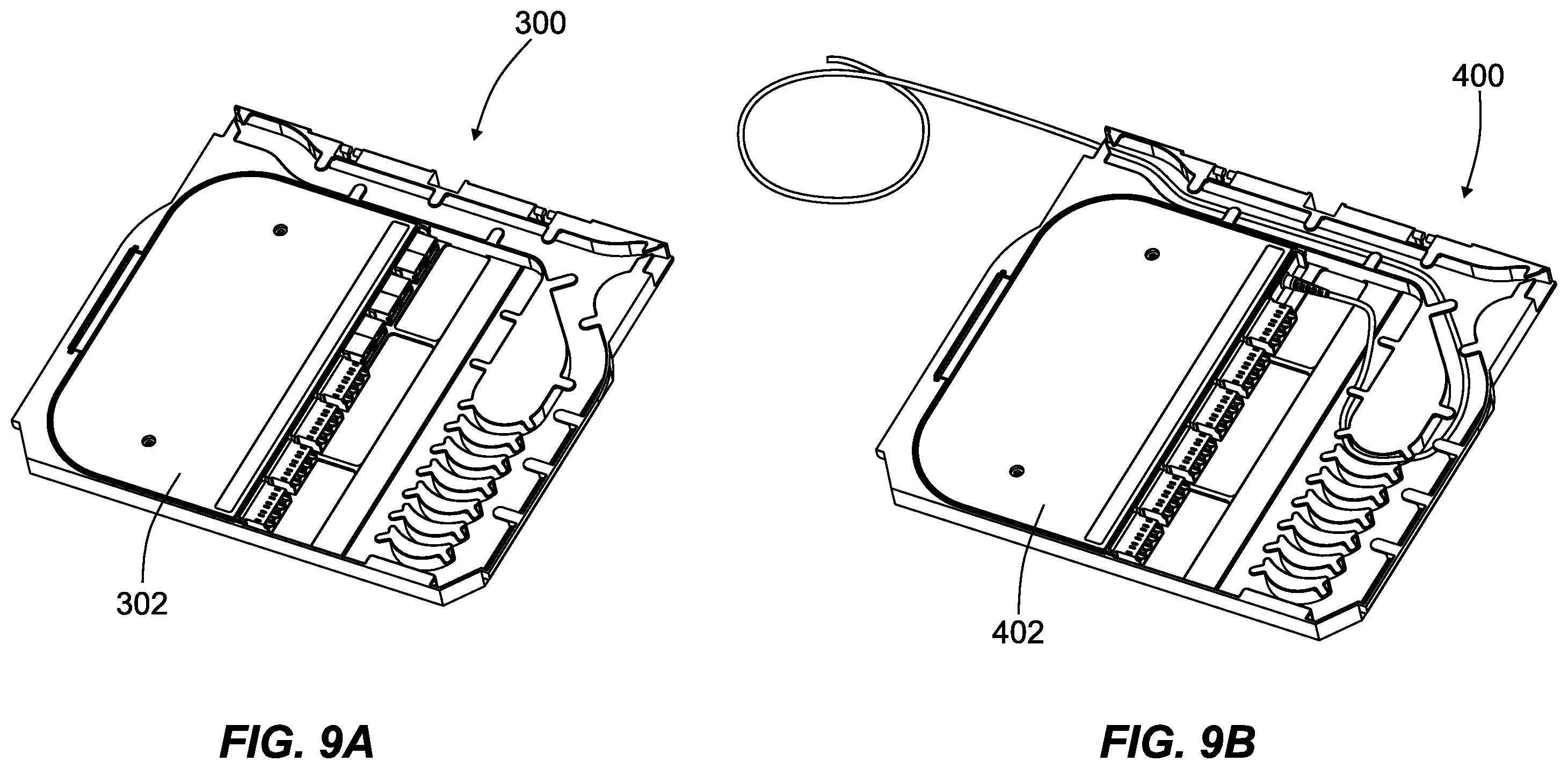 Patent US12468106 Figure 6 – Telecommunications module arrangements
