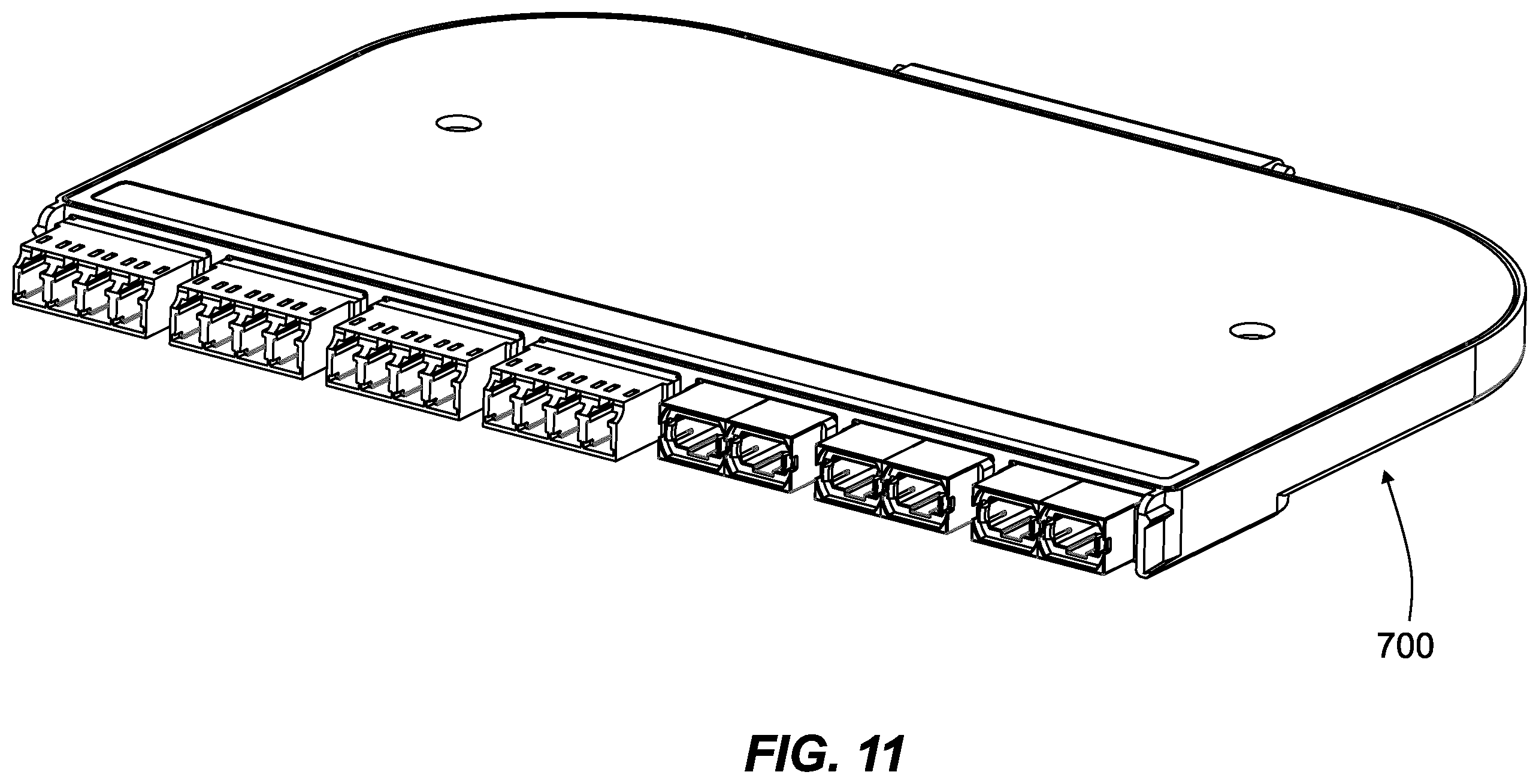 Patent US12468106 Figure 9 – Telecommunications module arrangements