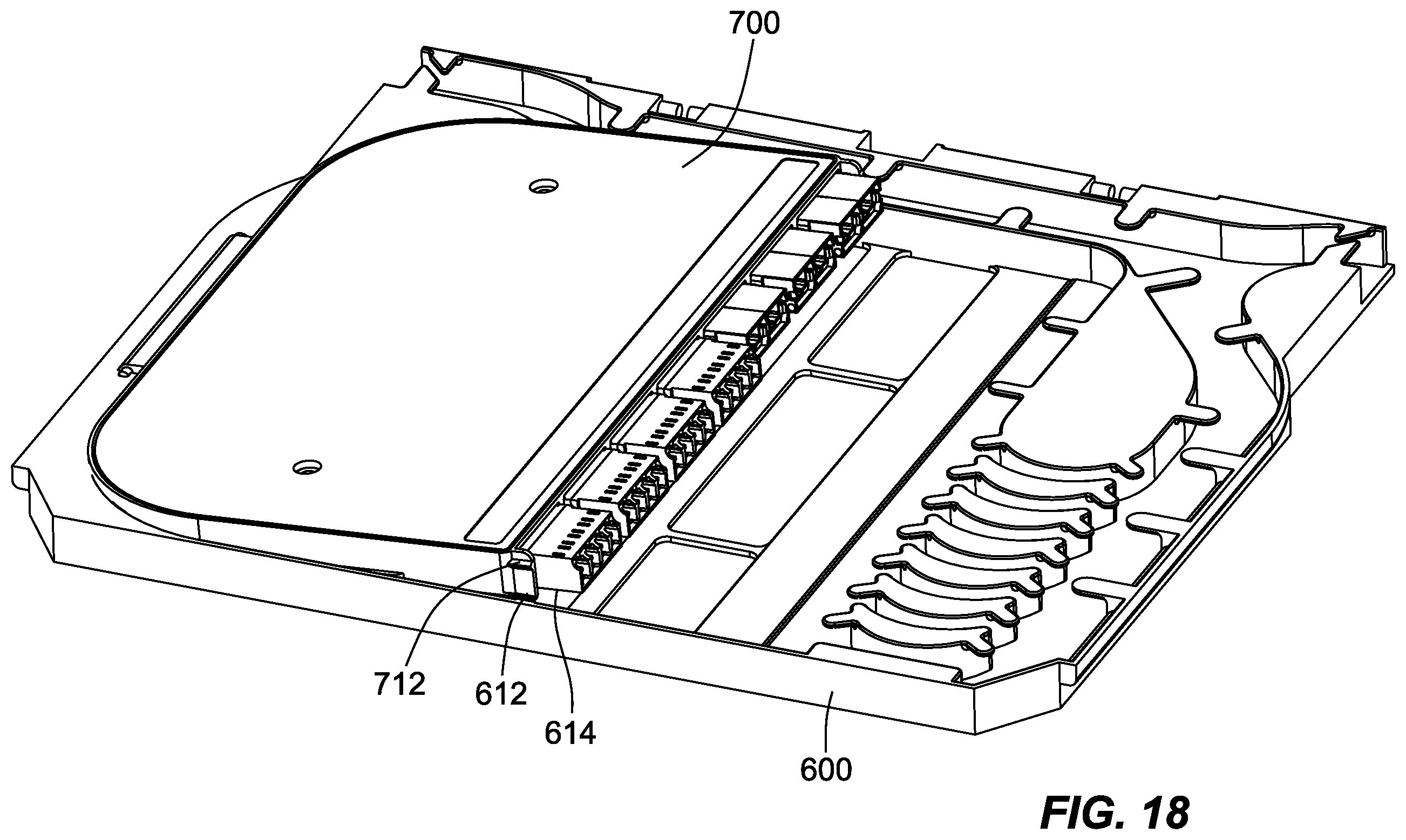 Patent US12468106 Figure 16 – Telecommunications module arrangements