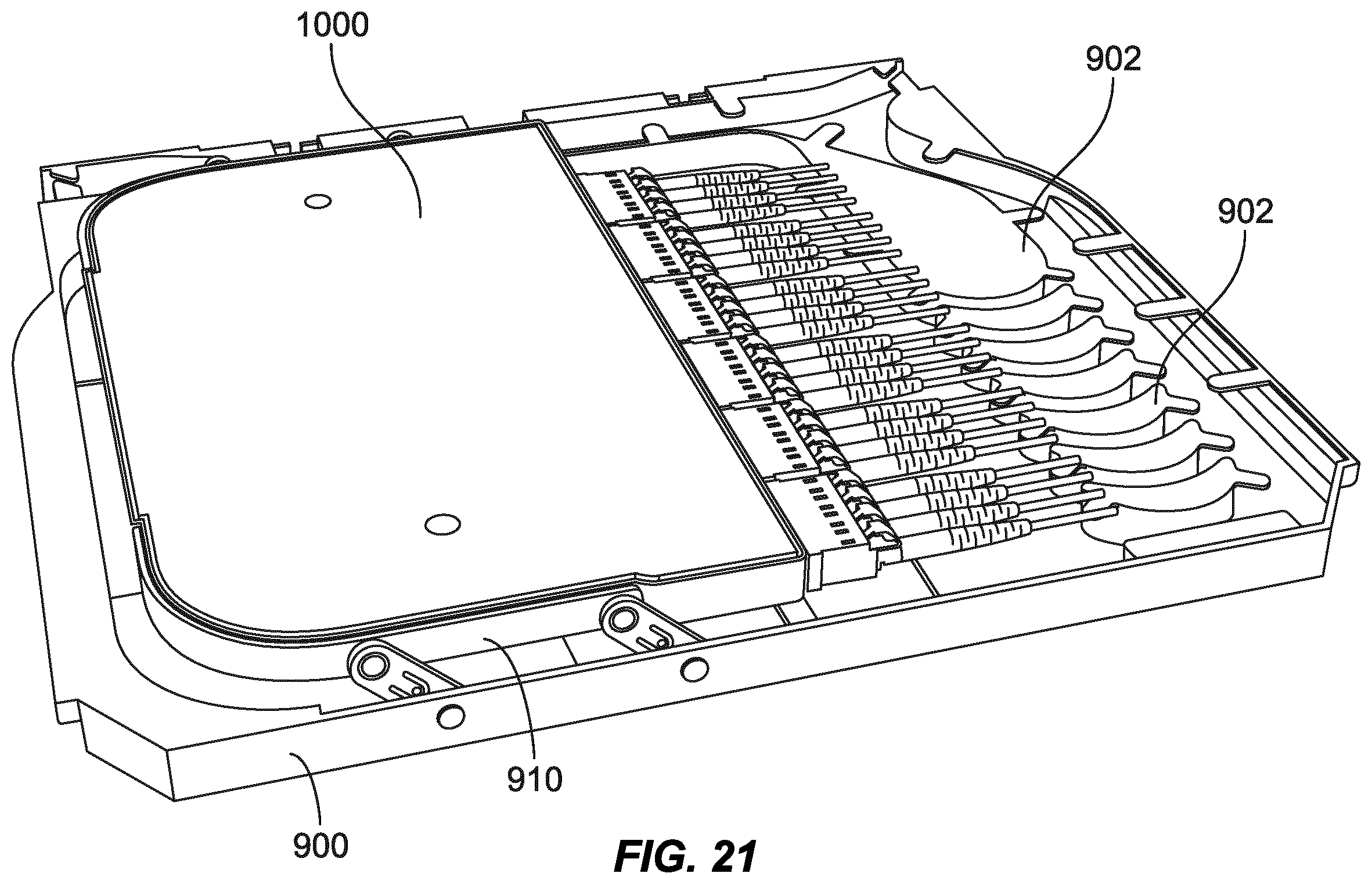 Patent US12468106 Figure 19 – Telecommunications module arrangements
