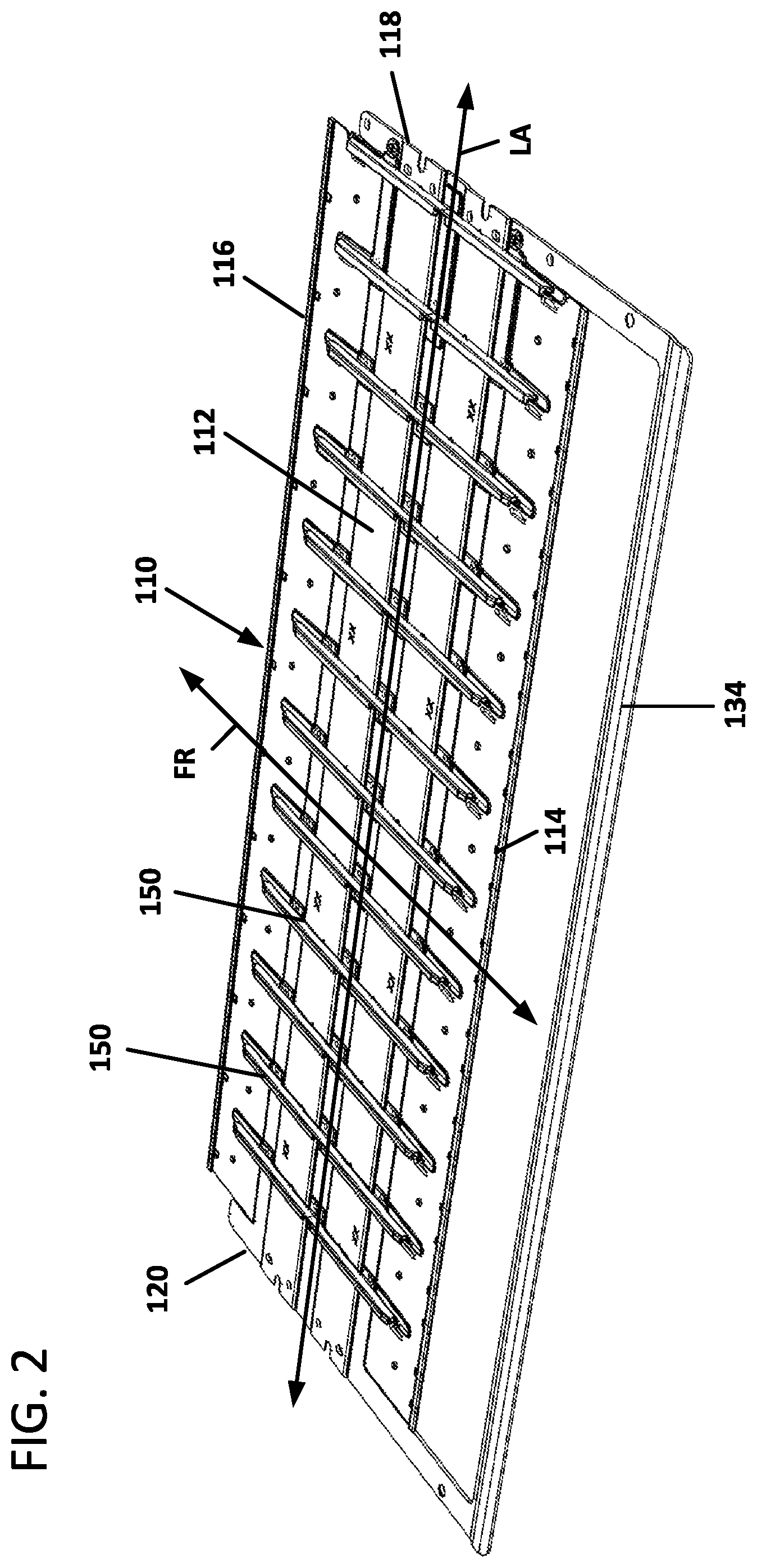 Patent US12468107 Figure 2 – Communications panel system