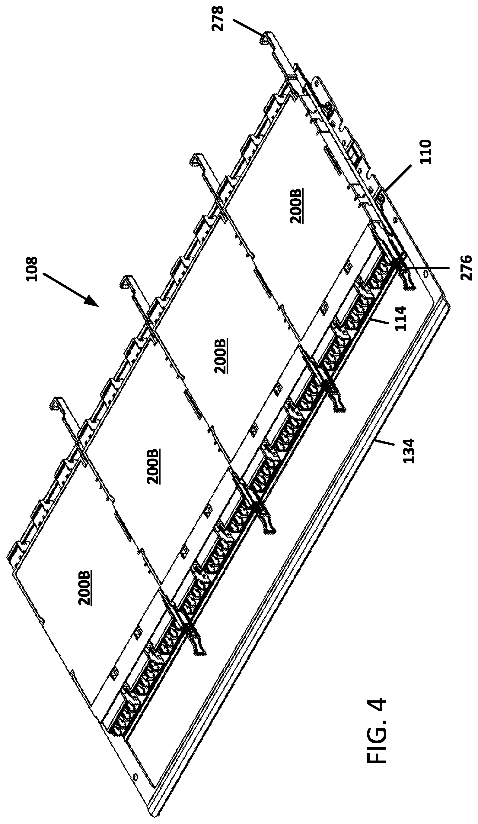 Patent US12468107 Figure 4 – Communications panel system