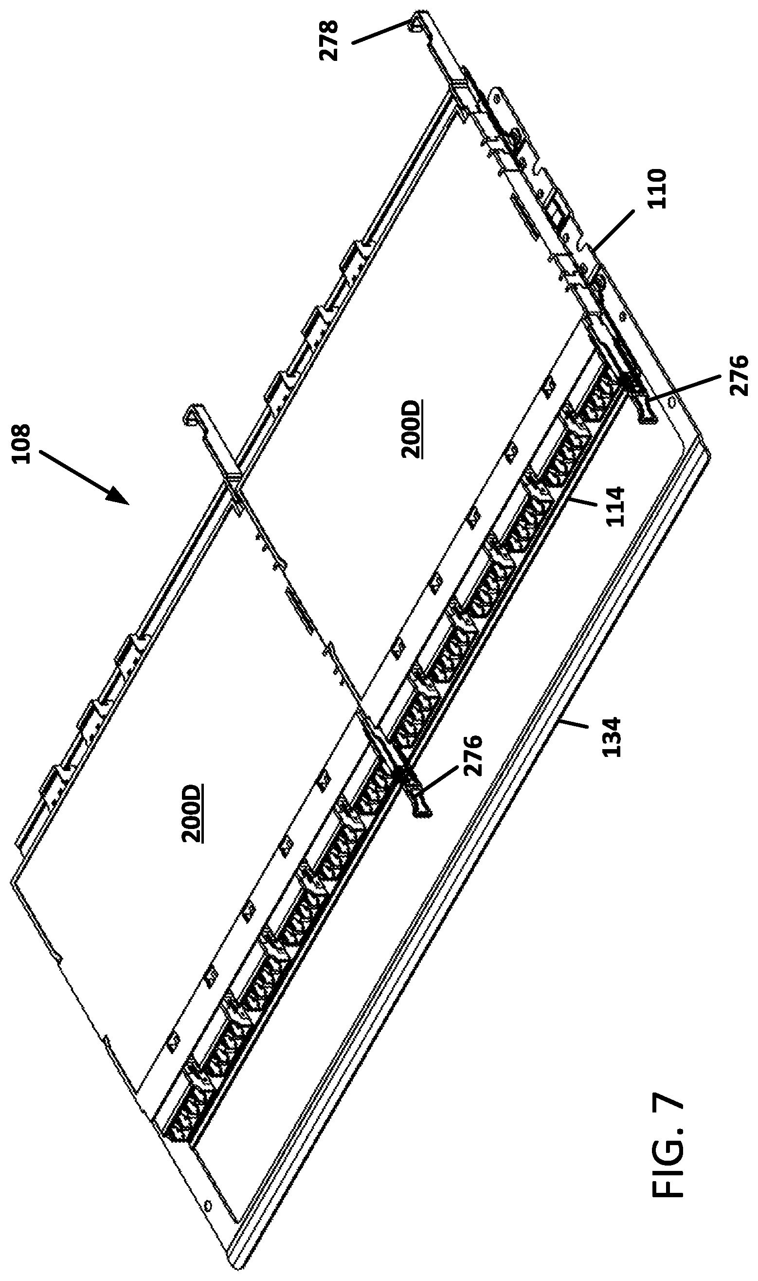 Patent US12468107 Figure 7 – Communications panel system