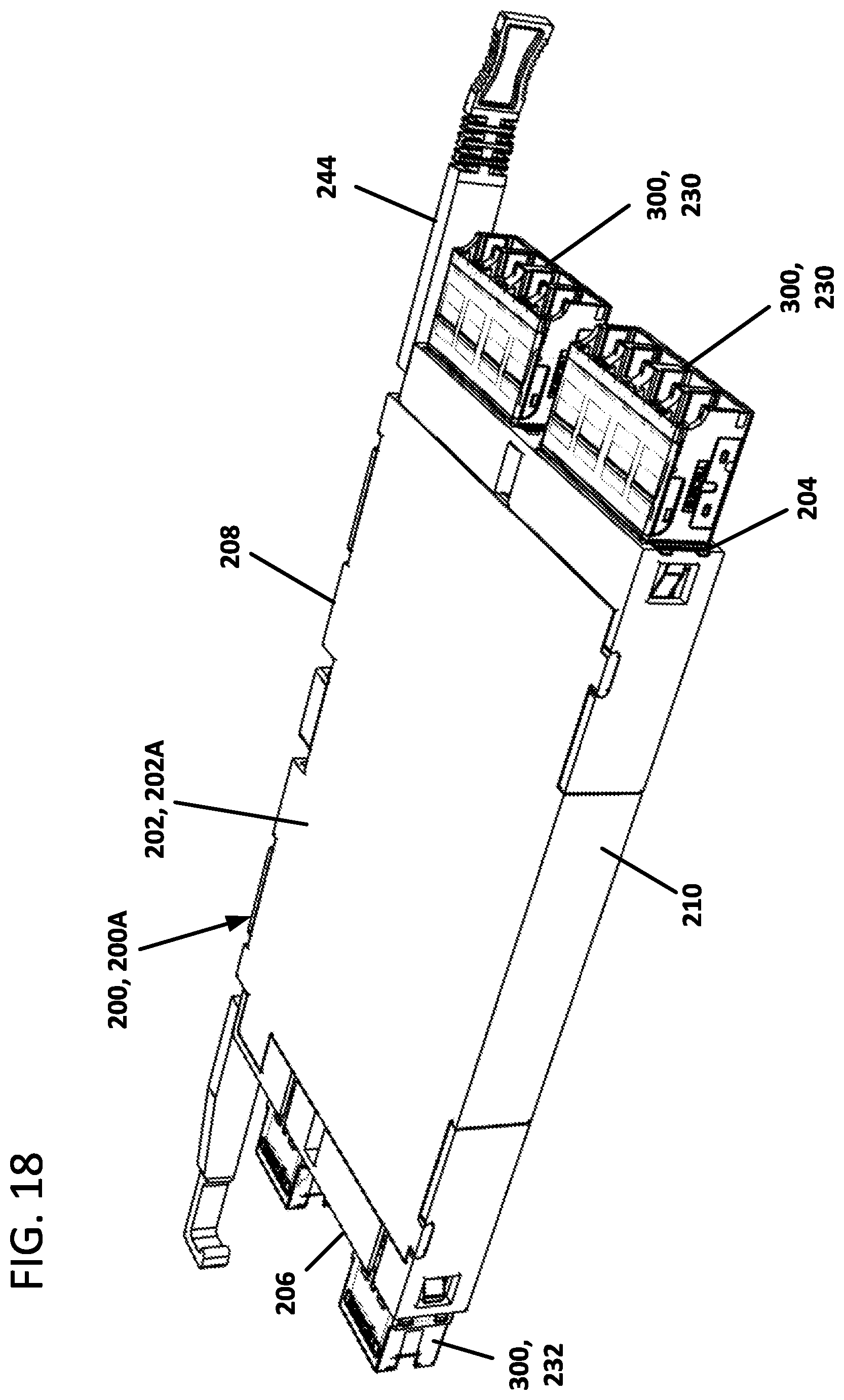 Patent US12468107 Figure 15 – Communications panel system