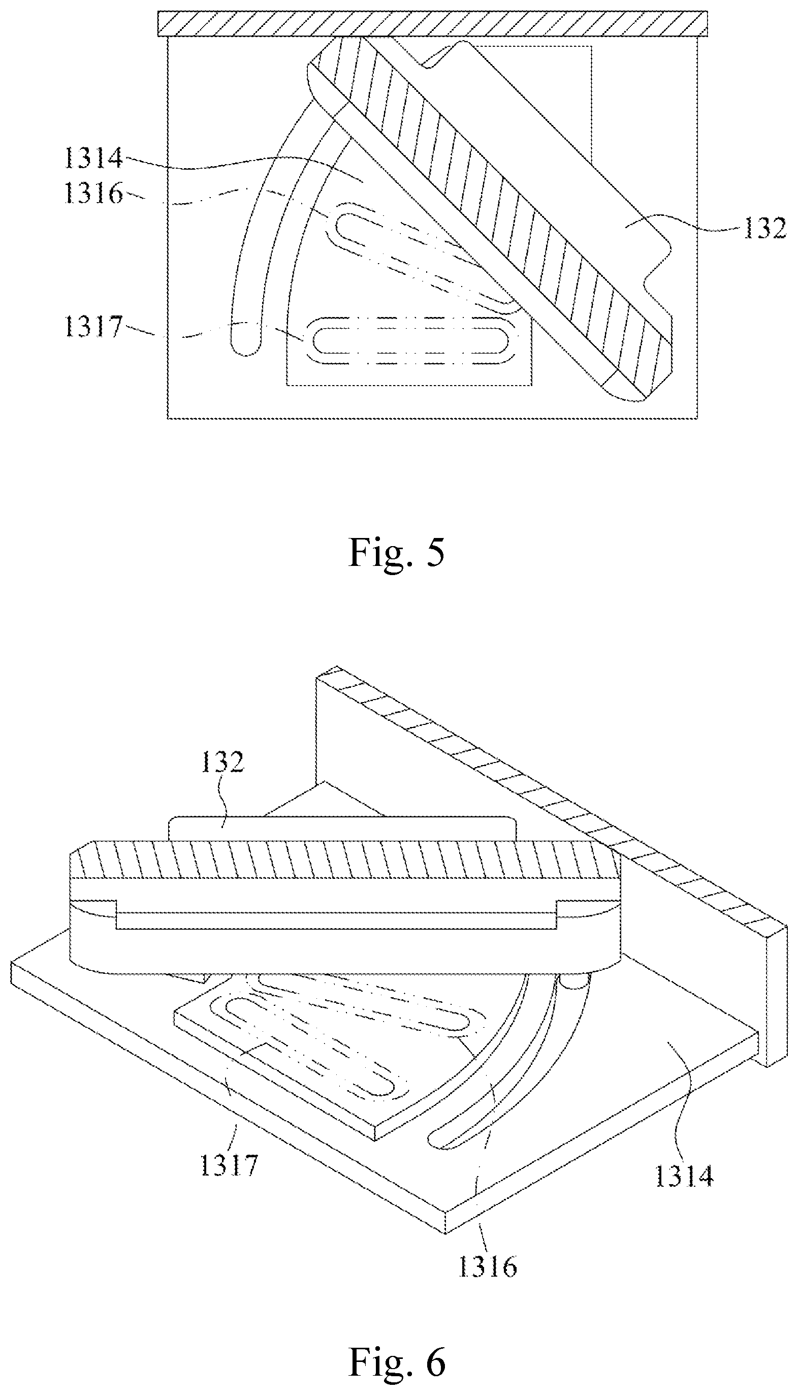 Patent US12468116 Figure 6 – Adjustable mirror motor assembly