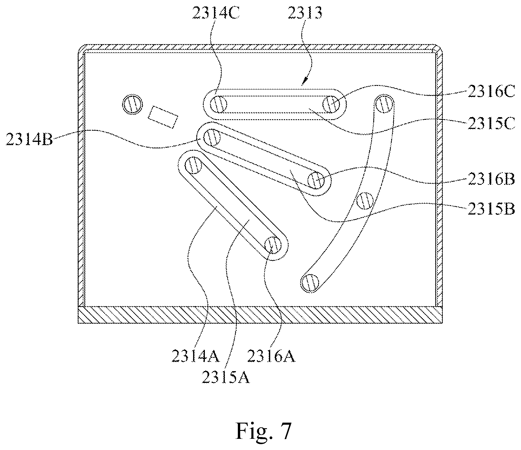 Patent US12468116 Figure 7 – Adjustable mirror motor assembly