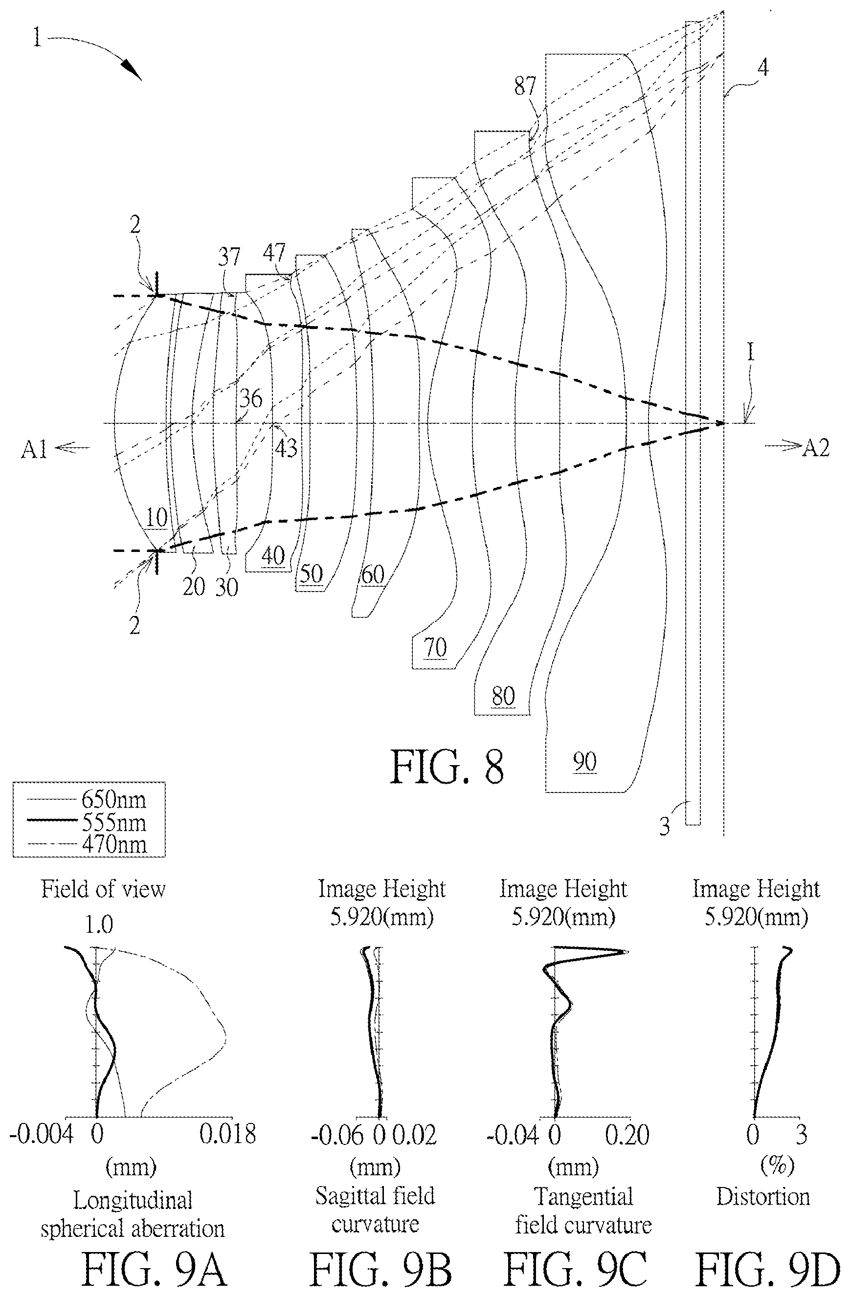 Patent US12468123 Figure 4 – Optical imaging lens
