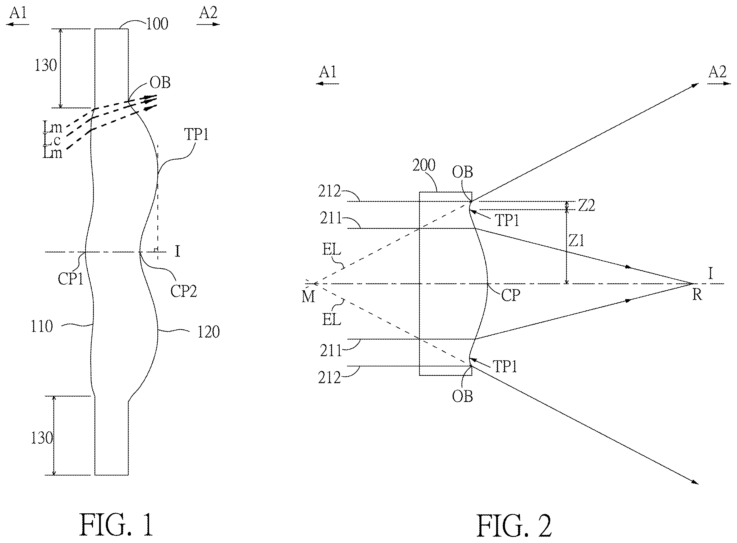 Patent US12468126 — Optical imaging lens — Figure 1