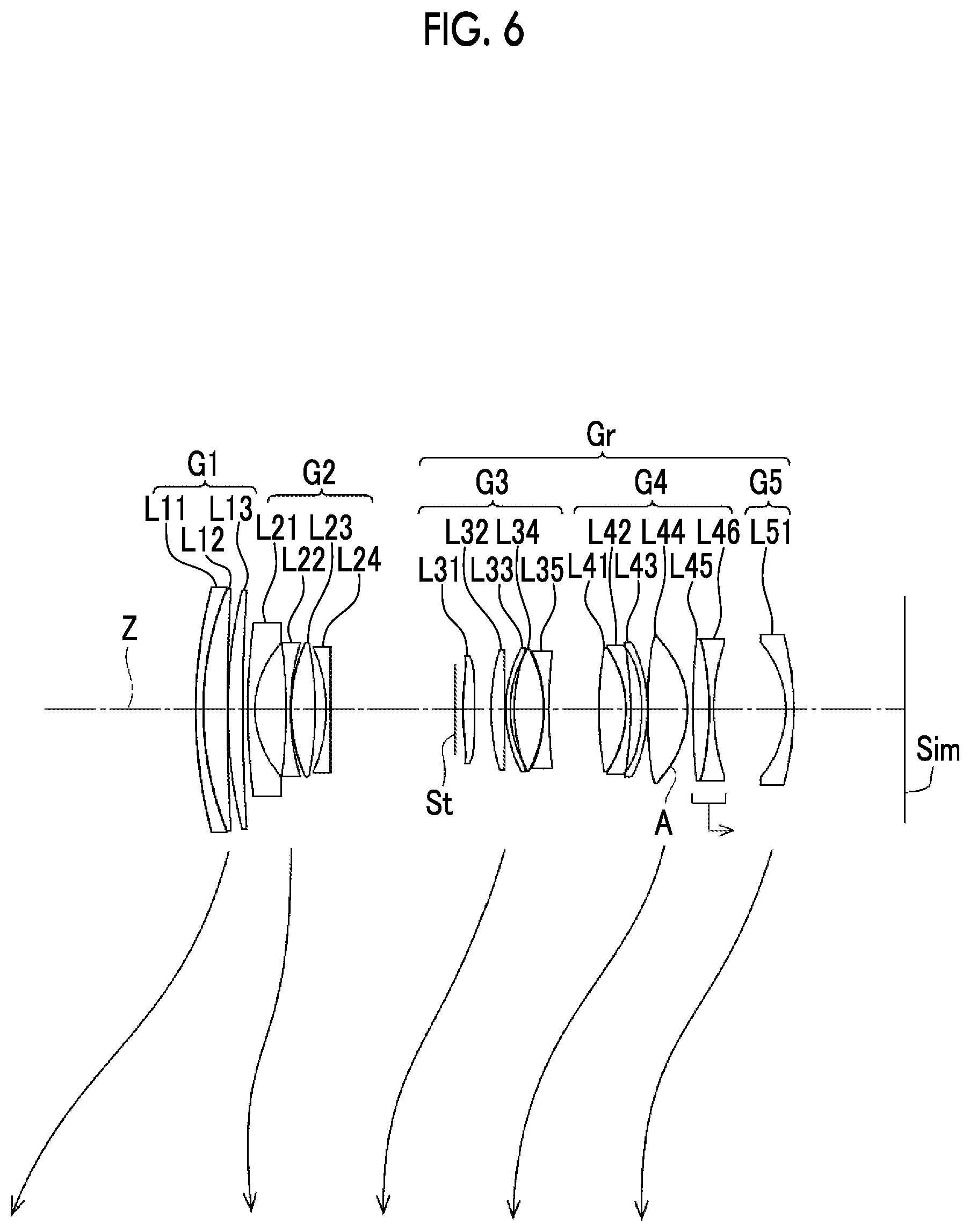 Patent US12468132 Figure 5 – Zoom lens and imaging apparatus