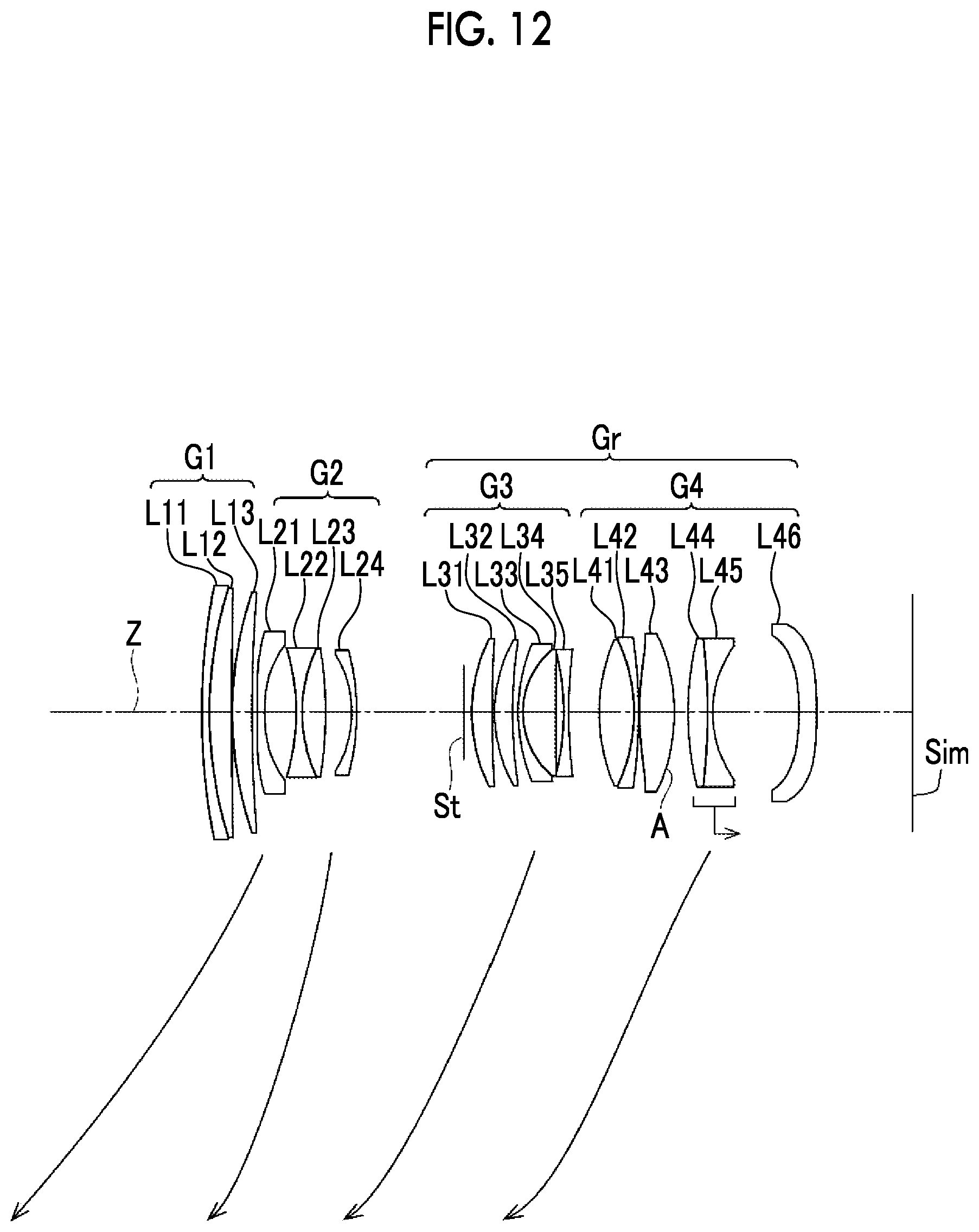 Patent US12468132 Figure 11 – Zoom lens and imaging apparatus
