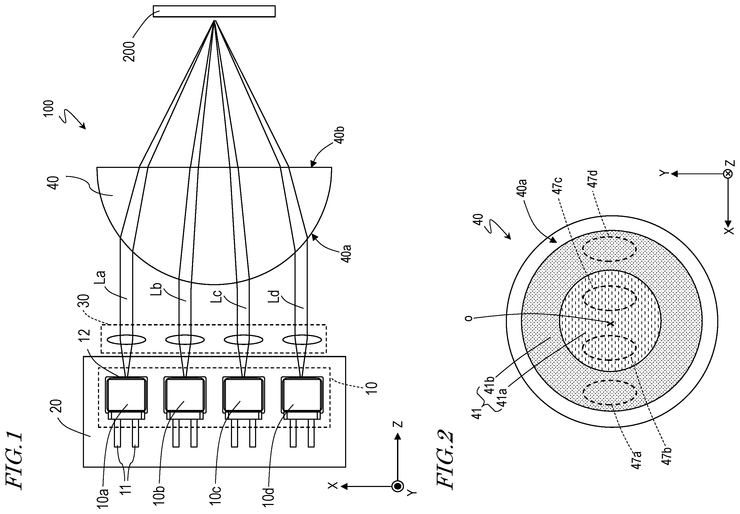 Patent US12468133 Figure 1 – Light source device, optical lens, and method of manufacturing optical lens