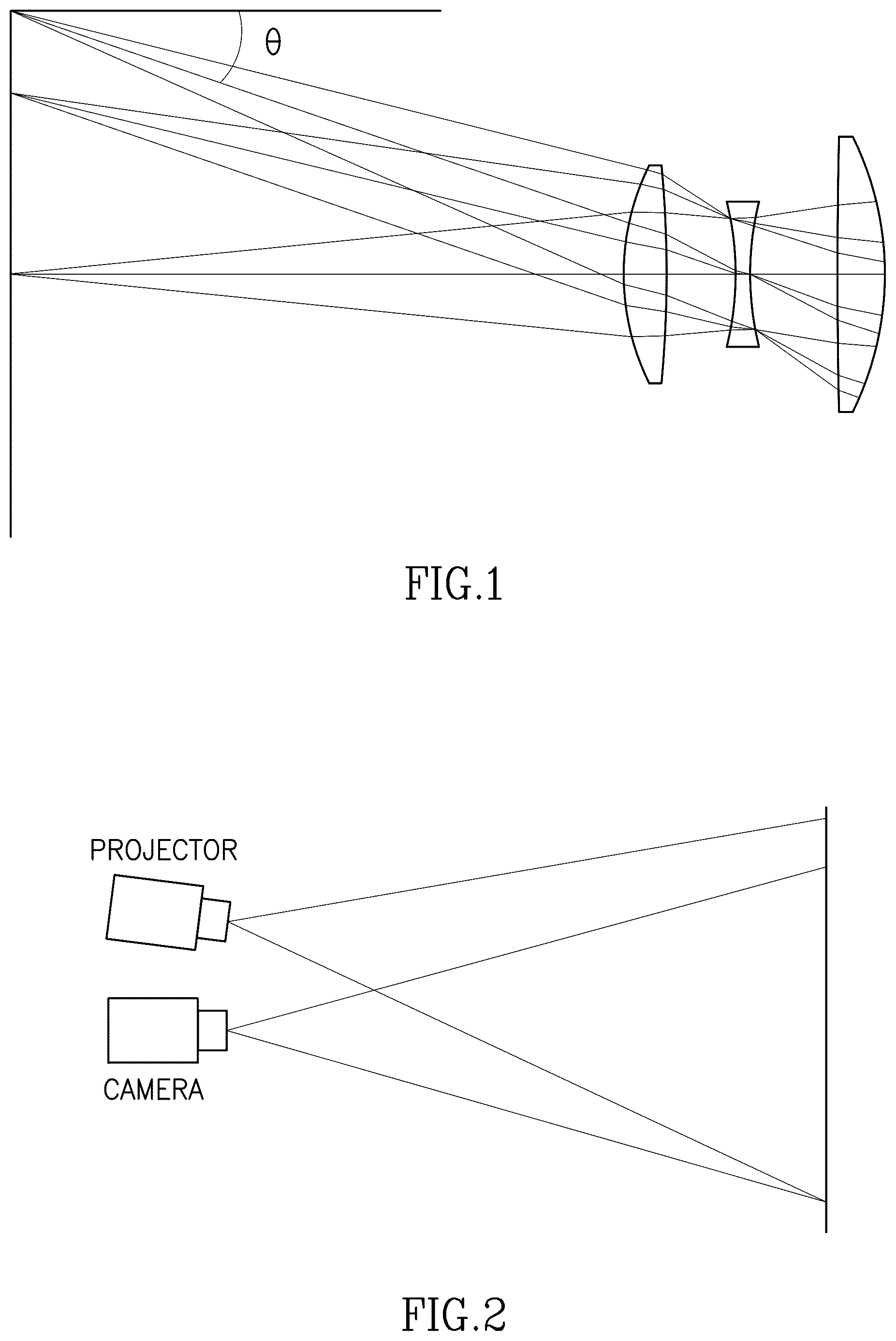 Patent US12468134 Figure 1 – Pattern projecting apparatus for use in a three-dimensional imaging arrangement
