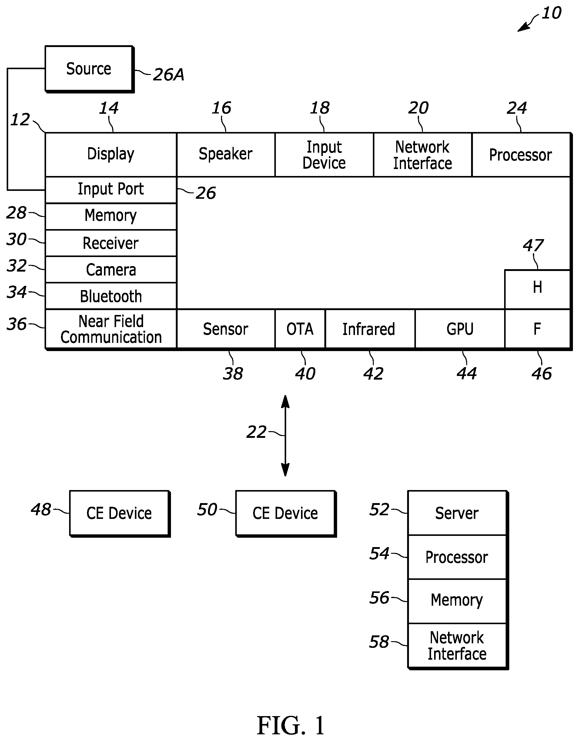 Patent US12468156 Figure 1 – System to detect add-on prescription lenses to VR HMDs with eye tracking