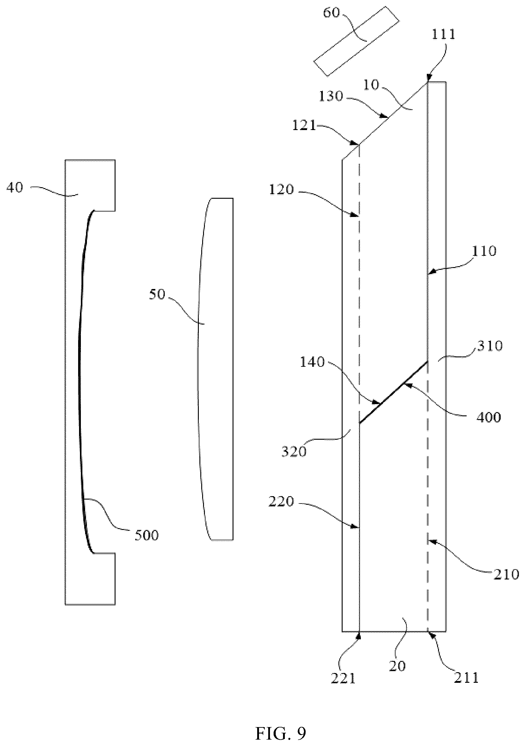 Patent US12468158 Figure 9 – Optical system and head mount display
