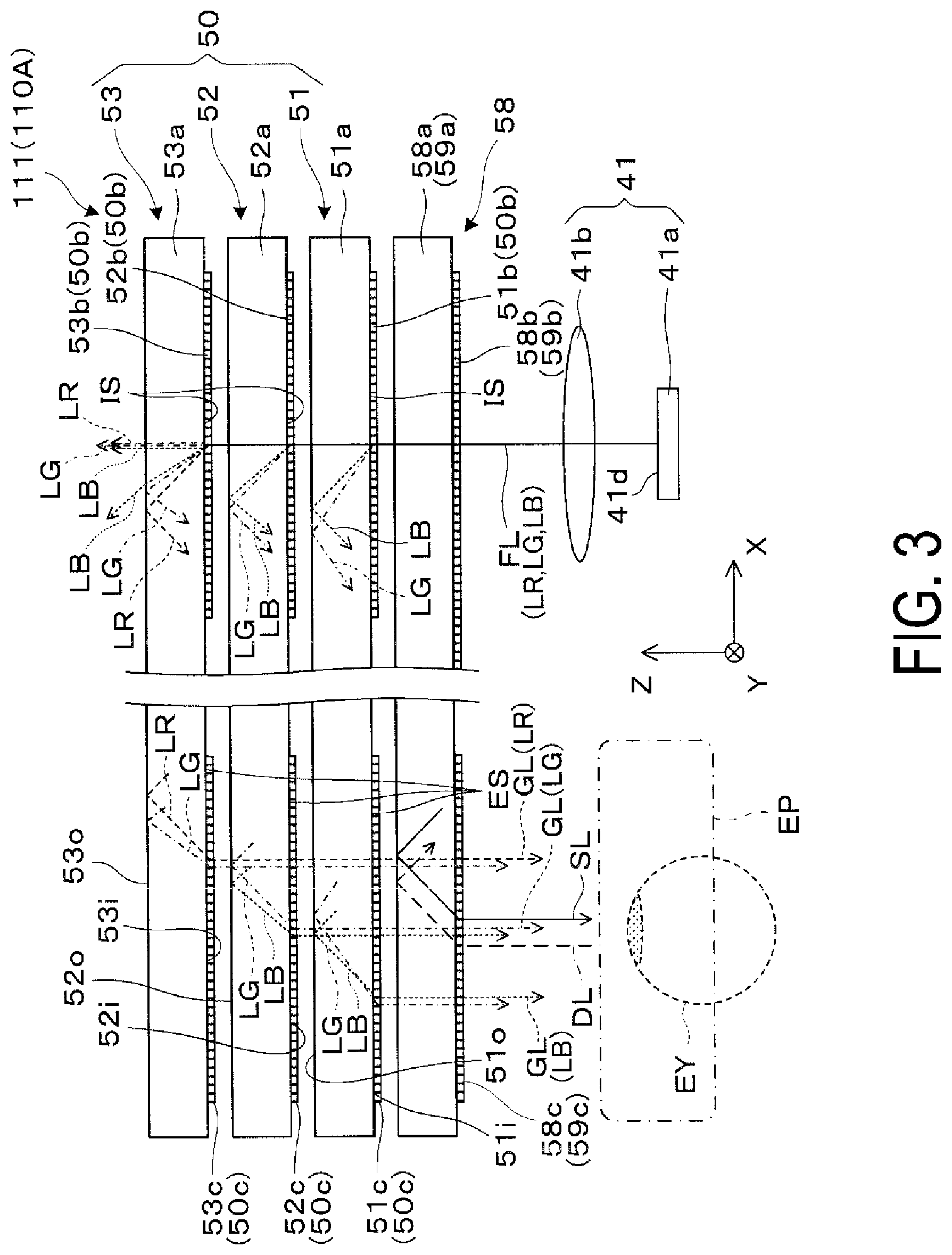 Patent US12468162 Figure 3 – Virtual image display