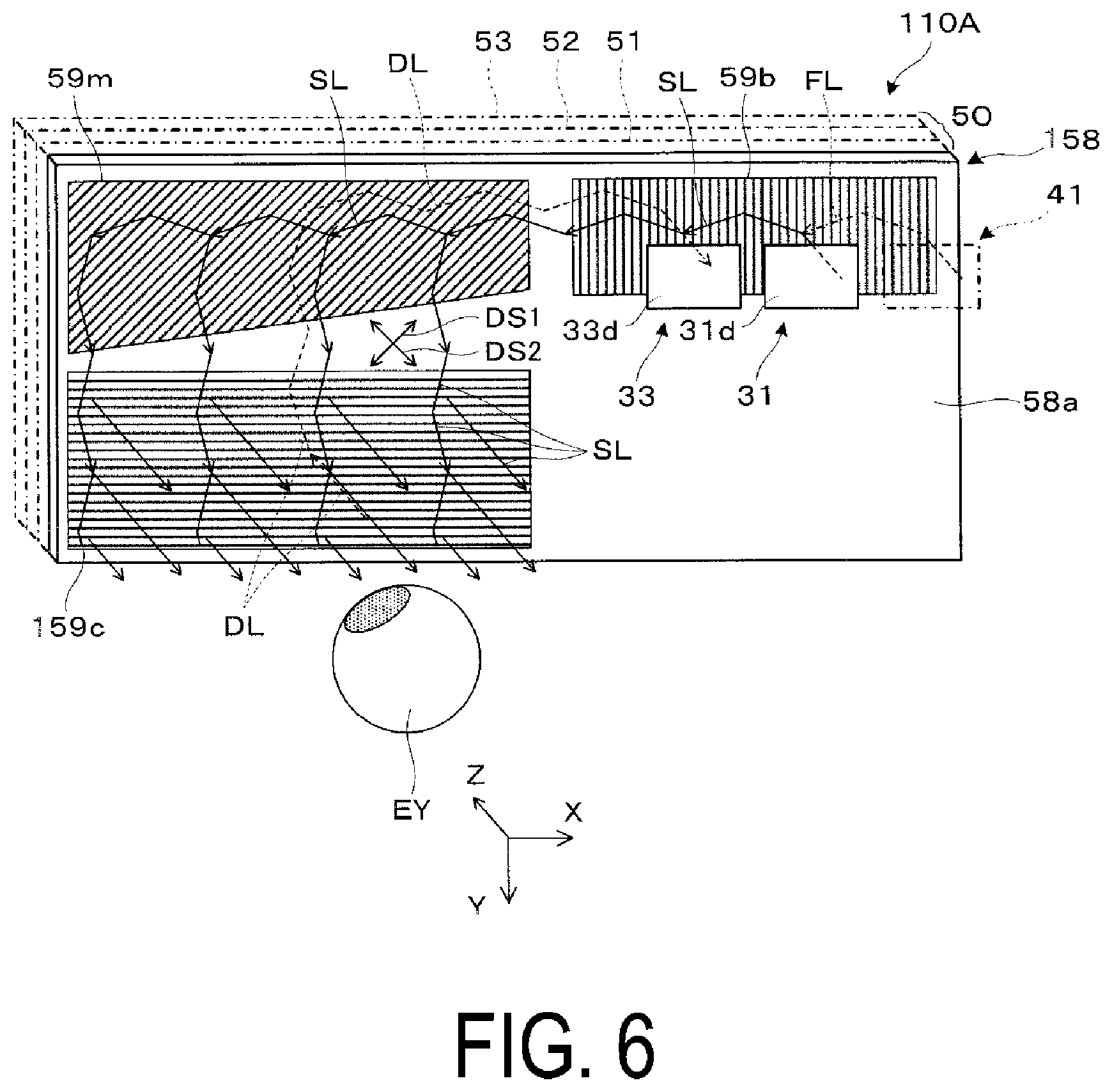 Patent US12468162 Figure 6 – Virtual image display